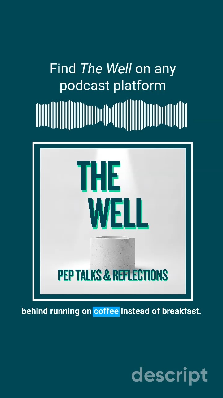 Episode Title: What You Arenât Changing, You Are Choosing
Podcast: The Well: Pep Talks & Reflections
Host: Elle Woodworth, RD
Episode Description
If youâve ever felt stuck in patterns you know you want to changeâbut keep telling yourself youâll get to it laterâthis episode is for you.
Todayâs reflection centers on a powerful perspective shift: what you arenât changing, you are choosing. Not from a place of blame, but from awareness. Because even when a choice feels unconscious, itâs still shaping your daily experience.
In this episode, we explore why habits feel hard to change, how your brain is wired for familiarity, and how small, intentional shifts can help you move out of autopilot and into alignment with the life you actually want to live.
https://rss.com/podcasts/eatwellpep/