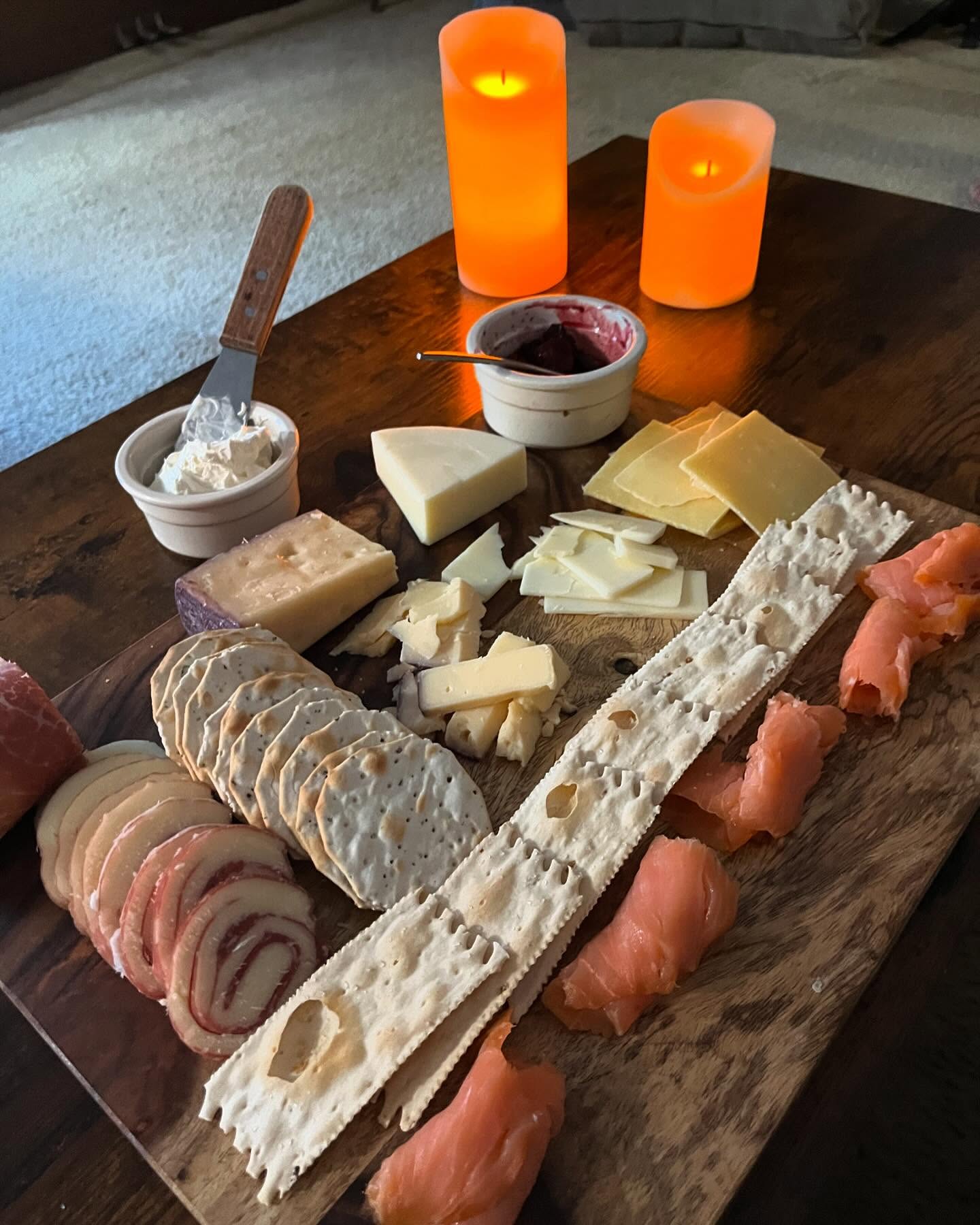 Upping our charcuterie board game