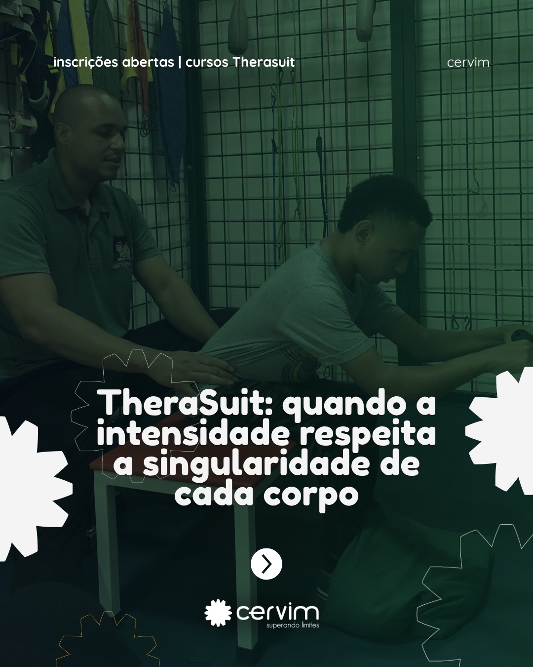 No Método TheraSuit, cada paciente é único. E o atendimento também.
Aqui, não existe protocolo engessado. Existe olhar clínico, escuta ativa e conduta baseada nas necessidades reais de cada indivíduo.
O atendimento individualizado permite ajustar intensidade, objetivos e estratégias terapêuticas de forma precisa, respeitando o momento funcional, os desafios e o potencial de cada paciente.
É assim que o TheraSuit promove evolução consistente, segura e com propósito.
Mais do que técnica, é cuidado direcionado. 💜
Se você busca resultados com base em ciência, personalização e acompanhamento próximo, o TheraSuit pode transformar a sua prática e o desenvolvimento do seu paciente.
Vagas abertas para as próximas turmas!
Fale conosco: (21) 97269-7026 – Cervim Cursos.
#cursostherasuit #therasuit #Cervim20Anos #cursostherasuitrj #programaintensivo