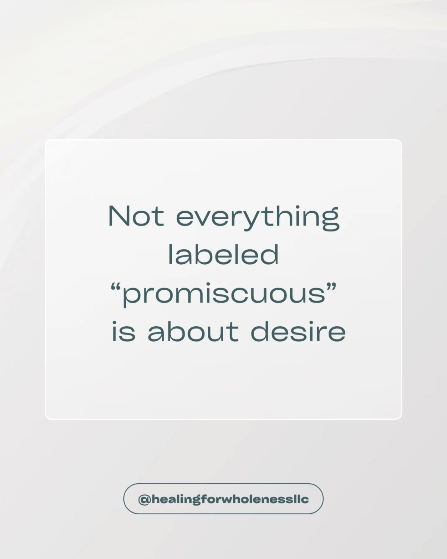 There are people who have been taught, early on, that their value is in their body. So they move accordingly, giving people what they came for and getting what they need in return, without expecting to be seen, known, or valued beyond that.
This often gets labeled as “promiscuous,” but that language misses the context. Beliefs like this do not come out of nowhere. They are learned, reinforced, and shaped by experience.
What looks like a choice on the outside is often adaptation. A nervous system doing what it needs to do to survive.
That part does not need to be shamed. It needs to be understood.
Because what gets labeled as “too much,” “attention-seeking,” or “promiscuous” often has a story behind it. A context. A body that learned how to survive.
If this resonates, there is nothing wrong with you.
#SexualAssaultAwarenessMonth
#TraumaInformedCare
#BIPOCHealing
#SurvivorSupport
#NervousSystemHealing