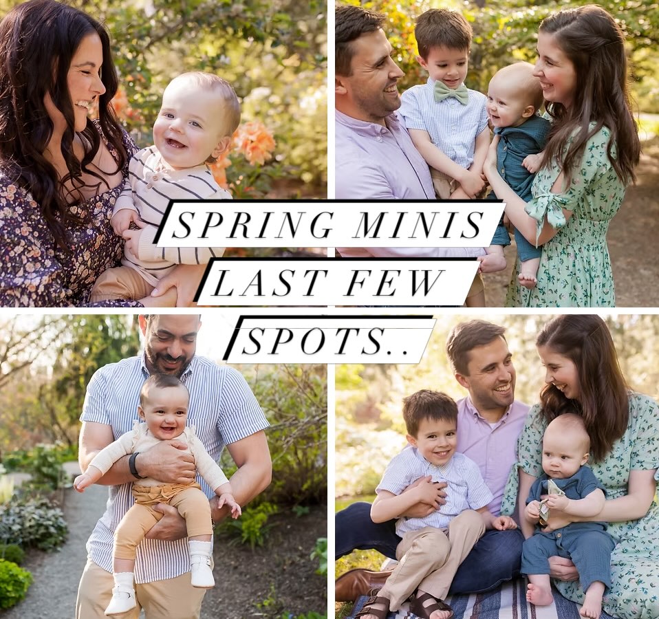 Wanting to get out there and capture your loved ones this spring? I have a few spots left for mini sessionsโฆ easy, stress-free sessions, 20-minutes and all the photos are yours, no hard decisions to make - thoughtfully guided but relaxed and feeling candid these sessions - grab a spot!
Fairmount Horticultural Center, Philadelphia.
Link in bio.
Canโt wait to see you there!