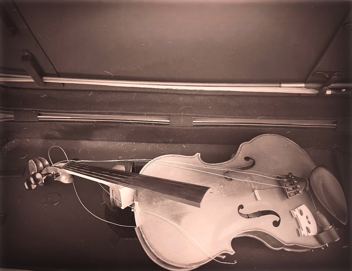 I’ve often marveled at how, through years of nomadic living, I’ve carried delicate string instruments all over the world and never had one break beyond repair…. Until last night!
A simple, silly accident- an open case, a fall… and just like that, this beautiful violin is no longer playable. Of course, I dropped into despair for a moment… but I caught myself on the fall… this, too, is an invitation… a reminder to wake up from the illusion, to loosen the grip. I’ve been so consumed with the state of the world lately, struggling to understand how we, as a species, can be so lost. And somehow, a broken violin brought me back. There is Nothing to hold onto. Where we place our attention… that is where our energy flows. We may not have the power to change everything happening in the world but we do have the power to shift what’s happening within our own lives. And that shift… ripples outward… ♥️♥️♥️ #awareness #violin #lesson #keepitrolling #goodvibes ✨