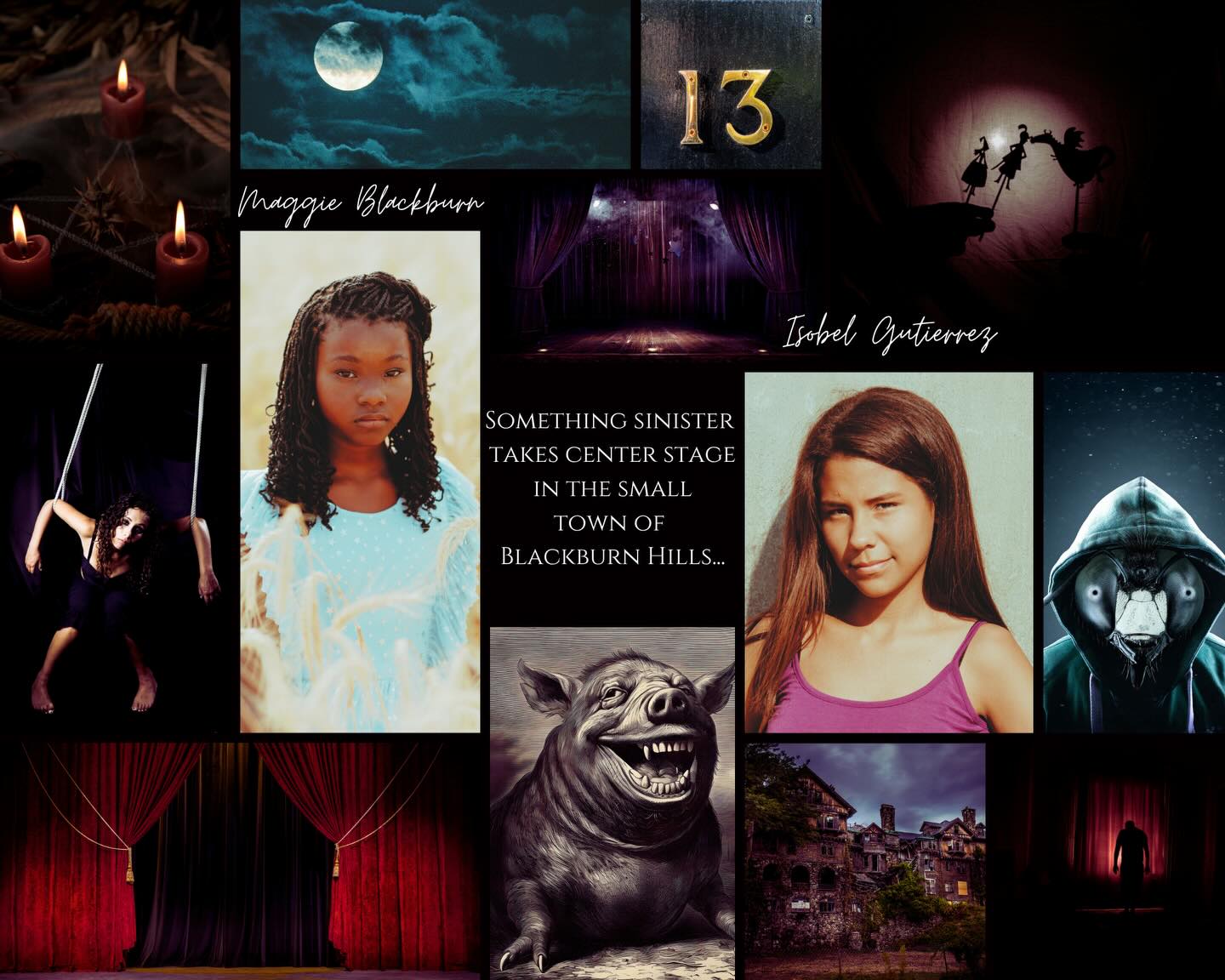Something sinister is lurking beneath the town of Blackburn Hills… When Maggie‘s friend Randi disappears right in front of her eyes, she teams up with her best friend, Isobel, to discover the truth of what happened, save Randi, and uncover the mysteries lurking within the sleepy town of Blackburn Hills. #middlegradefiction #middlegradehorror #comingsoon‼️