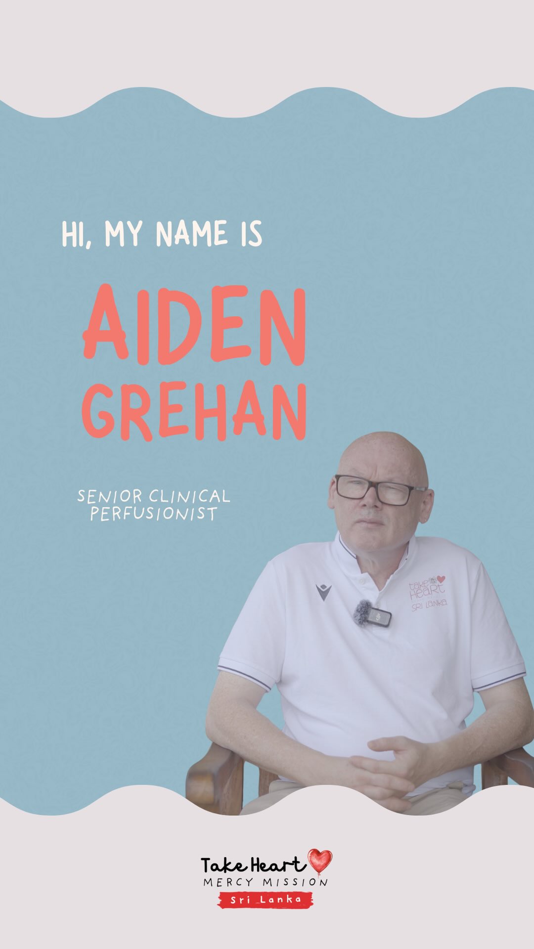 Meet The Team❤️
Introducing Aiden Grehan, Senior Clinical Perfusionist, playing a vital role behind the scenes in every life-saving heart surgery.
#takeheartmercymission #meettheteam #savinglittlehearts #srilanka #medicalmission