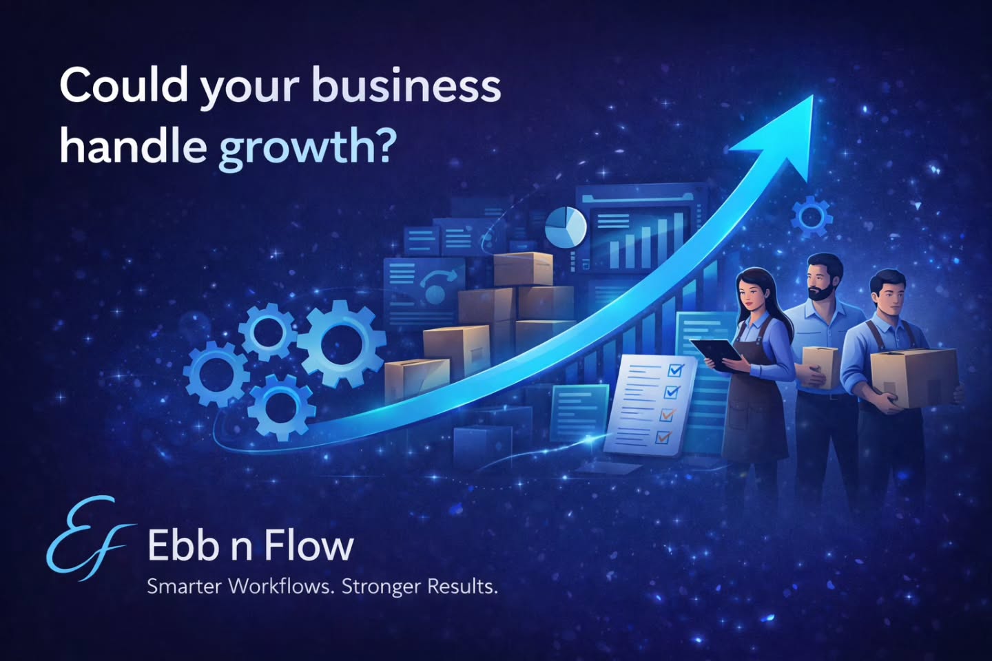 Could your business handle growth?
Not more customers…
but more orders, more demand, more moving pieces—every day.
Because growth doesn’t just bring opportunity.
It brings pressure.
👉 Can your systems keep up?
👉 Can your team stay consistent?
👉 Can your processes handle the volume… without things slipping?
This is where most businesses get stuck.
Not from lack of demand—
but from lack of structure behind it.
Growth doesn’t break businesses.
Weak systems do.
At Ebb n Flow, we help you build the workflows, processes, and support needed so your business can grow—without the chaos.
Smarter workflows. Stronger results.
✨ If growth showed up tomorrow… would you be ready?
#EbbnFlow #BusinessGrowth #WorkSmarter #OperationsSupport #ScaleYourBusiness SmallBusinessSupport
