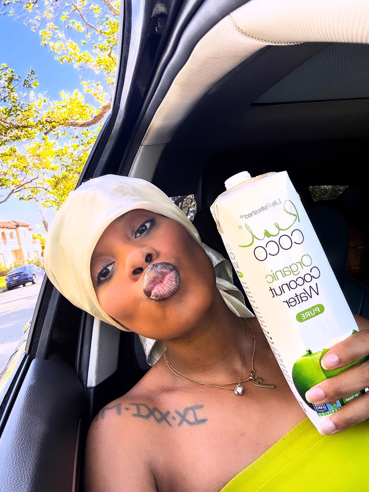 Hydrated. 🥥🌴
