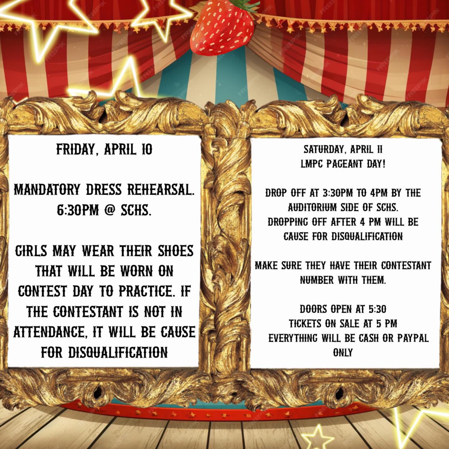 It’s almost time to step right up and shine!!!🎪✨🎡