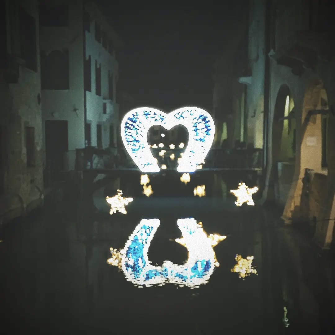 Buon Natale! Merry Christmas! Joyeux Noël! 🎄❤️💫 #christmaslights #treviso #hometown #venice #venezia #trevenice