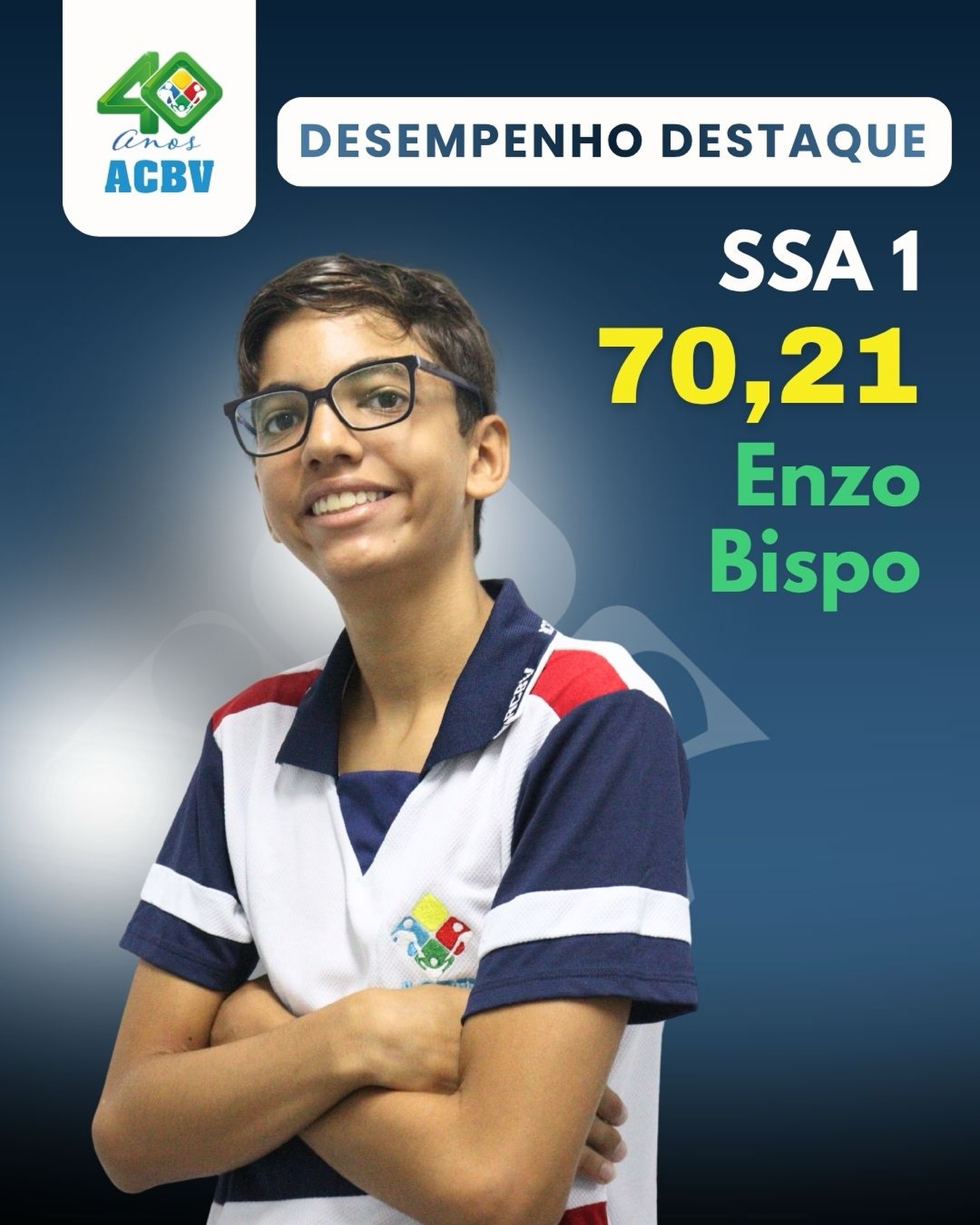 Parabenizamos nossos alunos pela alta performance nos resultados como treineiros no Enem e SSA 1 e 2.
#ACBV #ACBV40anos