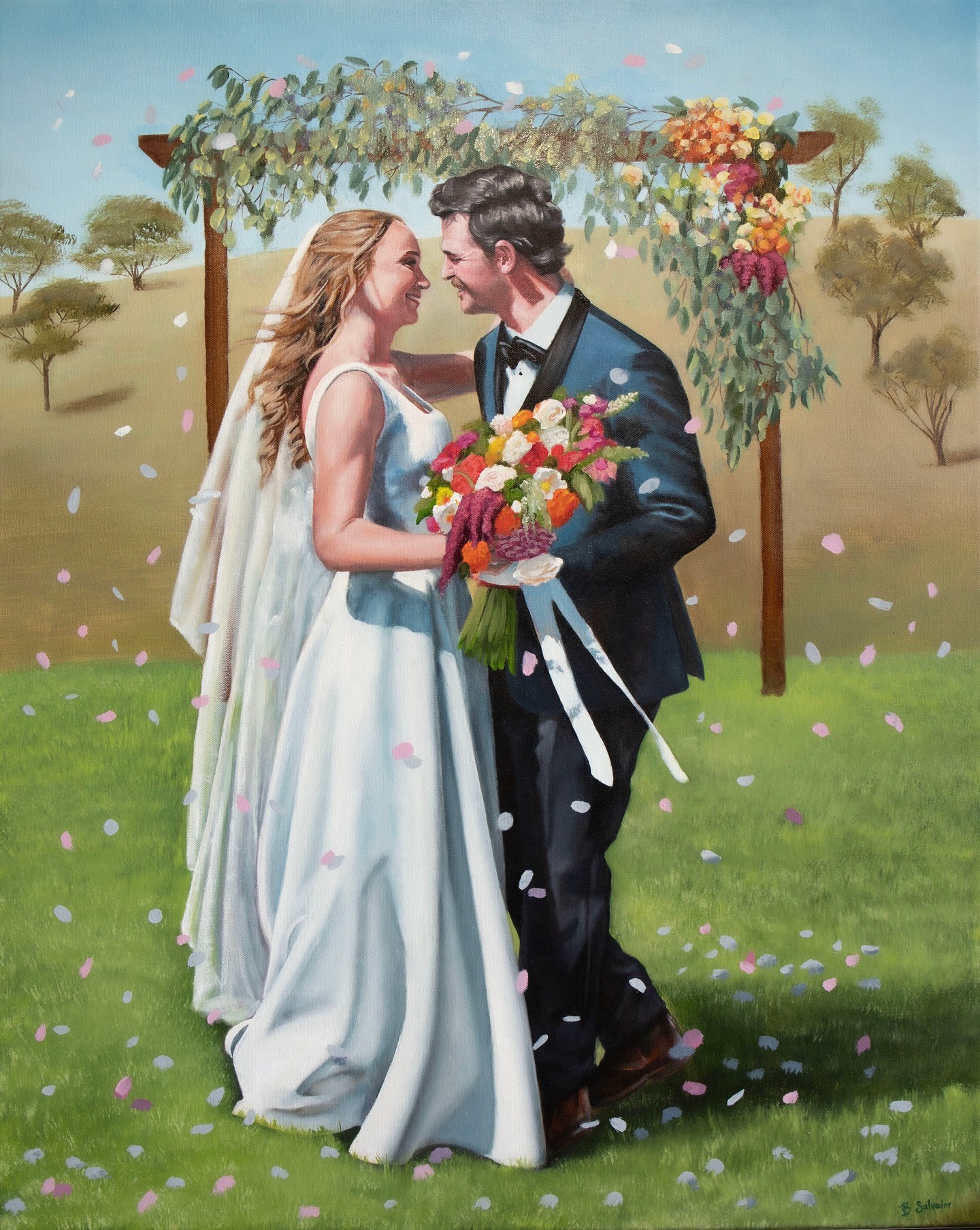 Another beautiful painting completed by Bernadette! Congratulations Steph and Will, we were so honoured to capture such a gorgeous ceremony on canvas!
Couple: Steph and Will
Artist: Bernadette
Location: Bowan Park
Package: Premium
Moment: Connection
#liveweddingpainting #liveweddingpainter #liveweddingartist #liveweddingart #weddingpainting #weddingpainter #weddingartist #sydneyweddinginspo #weddinginspiration #weddingsydney