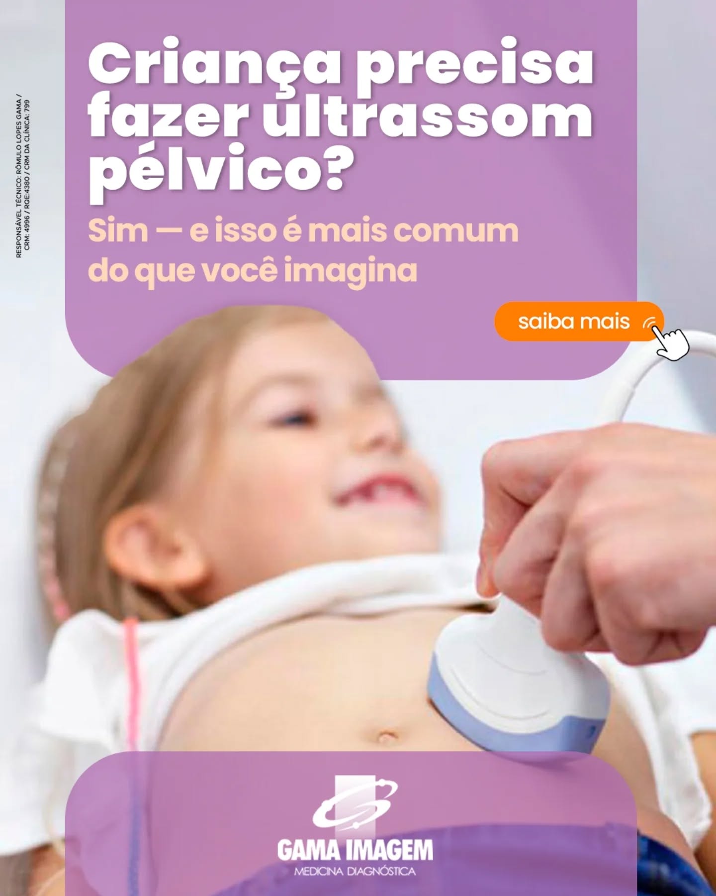 Você sabia que algumas crianças podem precisar fazer ultrassom pélvico? 👀
E o motivo não é o que a maioria dos pais imagina…
💡 Entenda quando isso é indicado e por que pode ser mais importante do que parece.
