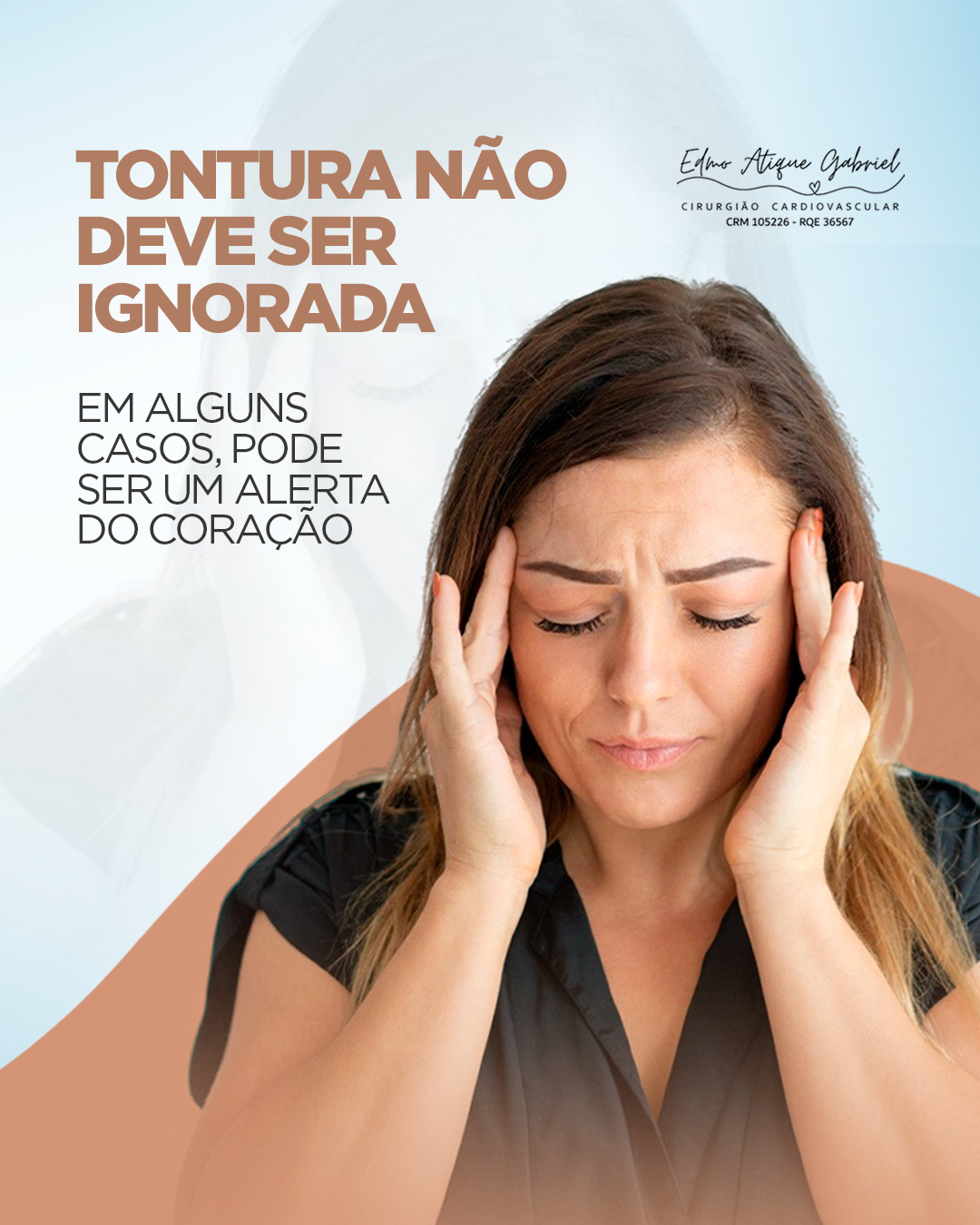 Tontura frequente, sem motivo claro ou fora de situações previsíveis, não é algo que deve ser normalizado.
Em alguns casos, esse sintoma pode estar relacionado ao coração — especialmente a alterações no ritmo ou na condução elétrica cardíaca.
Arritmias, pausas cardíacas ou batimentos muito lentos ou acelerados podem reduzir, ainda que por instantes, o fluxo de sangue para o cérebro.
O resultado pode ser:
▪️ Tontura súbita
▪️ Escurecimento da visão
▪️ Mal-estar inesperado
▪️ Desmaios
É verdade que muitas tonturas não têm origem cardíaca.
👉 Mas identificar a causa correta é essencial para tratar com precisão e evitar riscos desnecessários.
Cuidar do coração é também cuidar da sua segurança e da sua qualidade de vida.
Se os sintomas se repetem, procure avaliação médica.
Dr. Edmo Atique Gabriel - Cardiologista e Cirurgião Cardiovascular
#Tontura #SaúdeDoCoração #Arritmia #CoraçãoEmAlerta #Prevenção #CheckUpCardiológico #SaúdeCardiovascular #CuidarDoCoração #MedicinaPreventiva #AtençãoAosSinais
