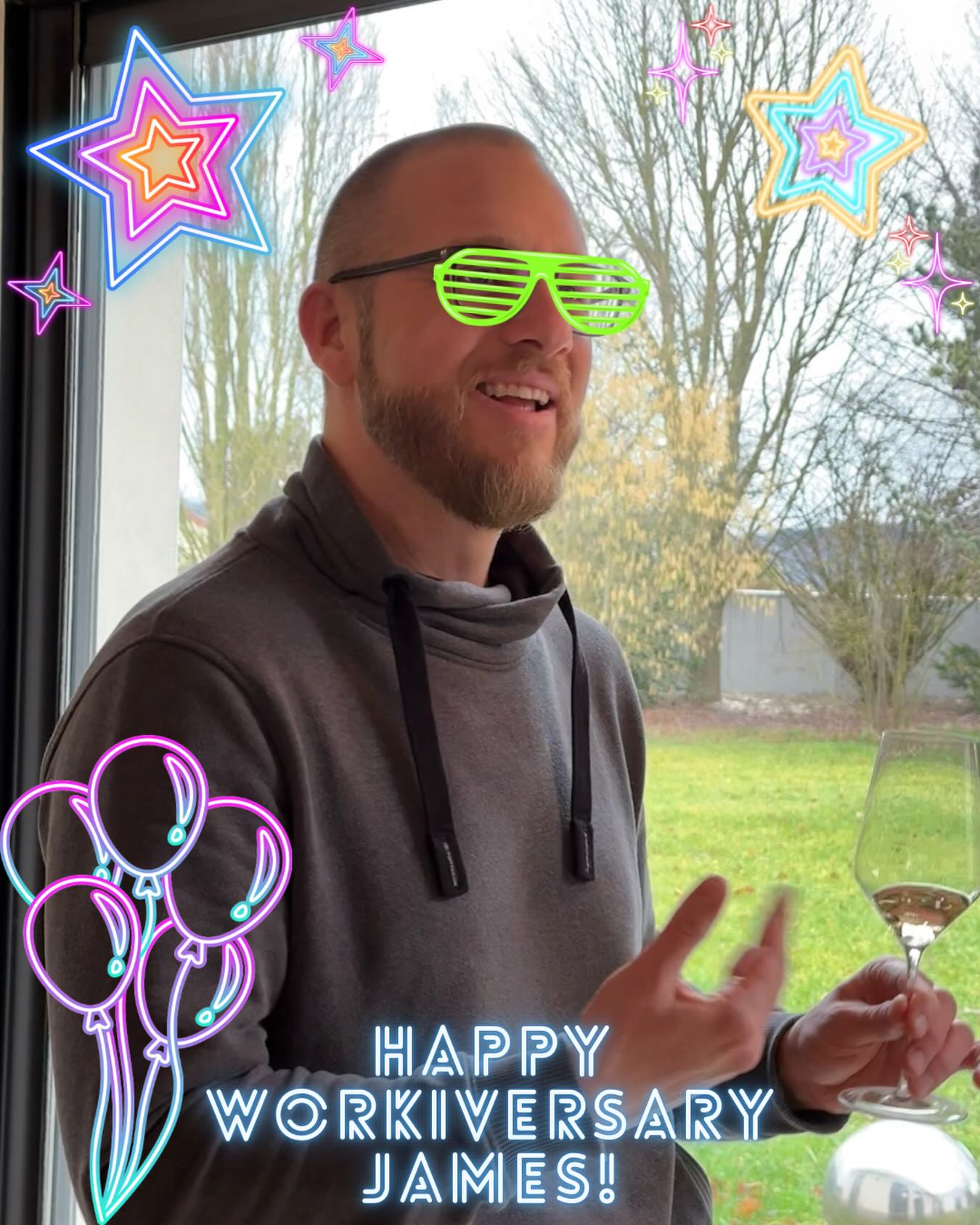 Happy RVWC Anniversary to James Kellaris who charged into our warehouse (and our RVWC Family) 24 years ago. After his awkward first interview, Rob admitted that James reminded him of himself. We hired him right away. ❤️ -Beth