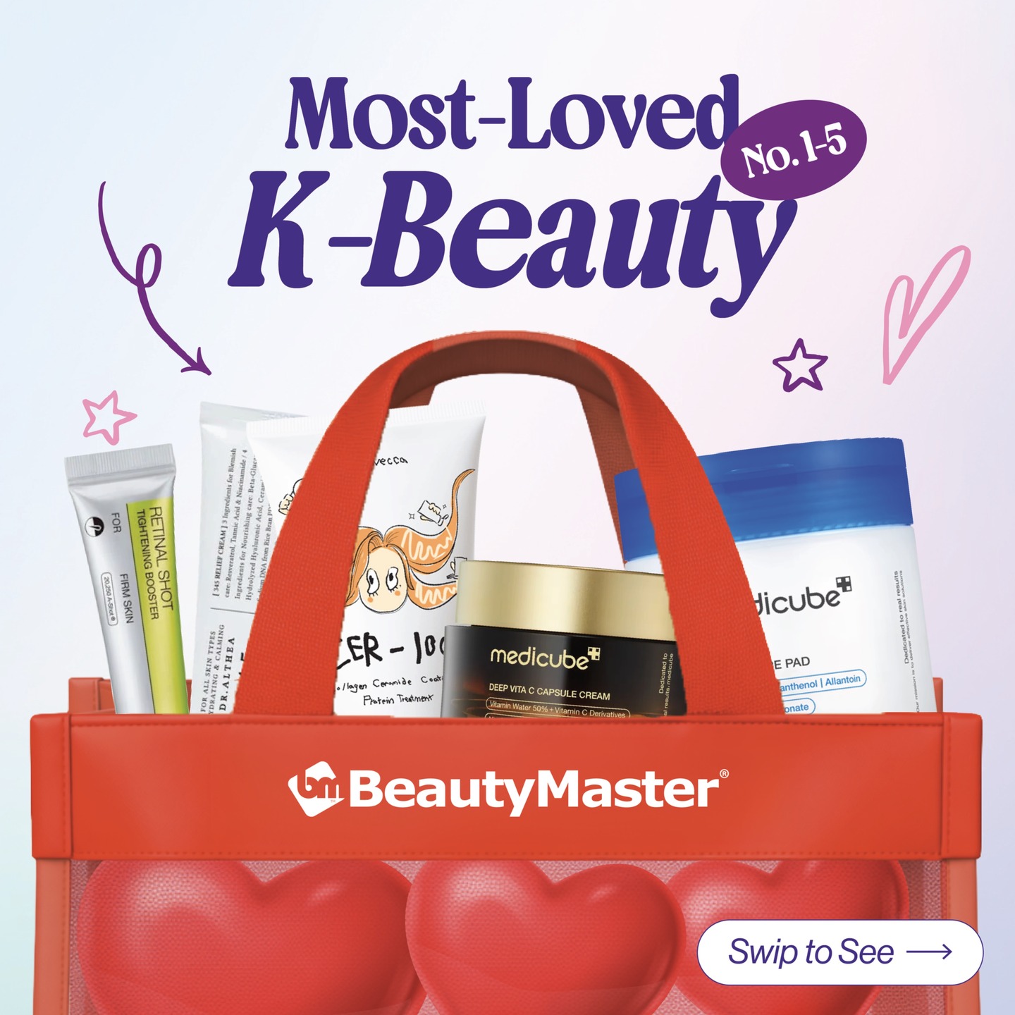 Our most-loved K-beauty picks are here 💖
Ranking No.1–5 👀✨
The best of the best… and everyone’s favorites
👀 Did you guess it right?
Save this post & come check them out in-store 🛍️
⚠️ Stock may vary by location
#BeautyMaster #KBeauty #MostLoved #TopPicks #KbeautyFinds #SkincareFavorites