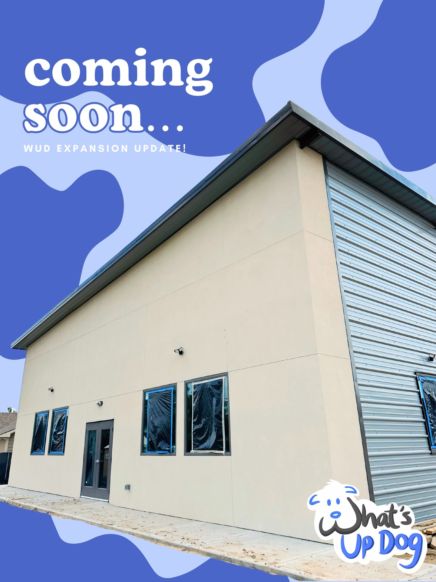 What’s Up Dog is expanding… here’s a little update! 💙
As many of you already know, our Antoine location is expanding to include twice as many suites, two more large play yards, and a state of the art board and train facility. It’s been a long time coming, and we’re working very diligently behind the scenes to make this happen as soon as possible! Unfortunately certain things (like city permits) are out of our control, and we’re getting just as antsy as you are to open the doors and welcome you all into the space. We will update as soon as we have a projected grand opening set in stone, but in the meantime, please direct any questions or concerns you may have to our management team!
We can’t wait to grow our small family business, and we thank you all for making #WhatsUpDogHTX what it is today! 💙
#doggydaycare #houstondogs #htx #dogsofhouston