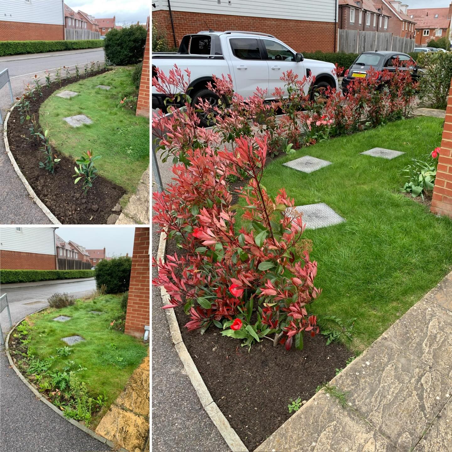 18 months on and this new photinia hedge is really coming along and making a big difference to the property
#highamwoodgardens #gardenertonbridge #gardeningtonbridge #gardensofinstagram #gardenborder