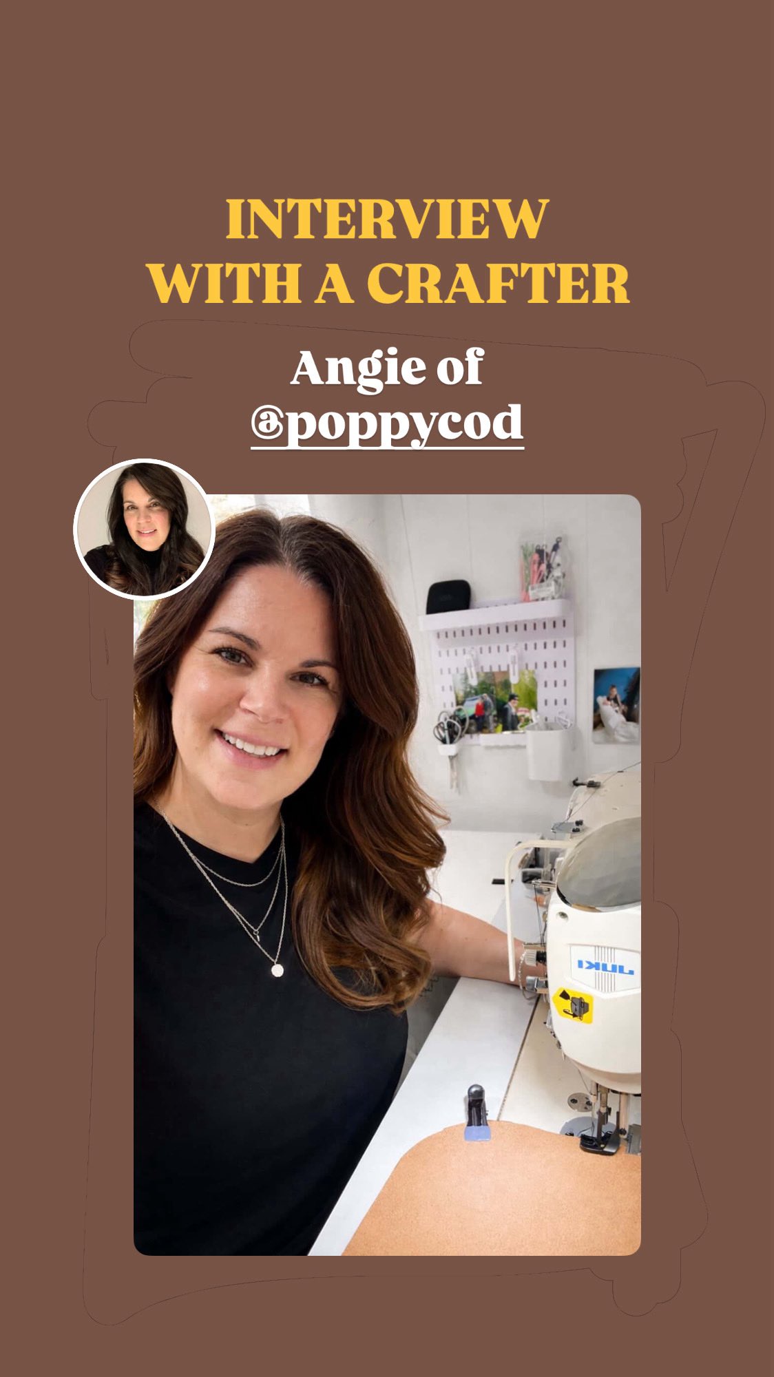 Meet Angie of @poppycod 🩵
#bagmaker #handmadeleatherbag