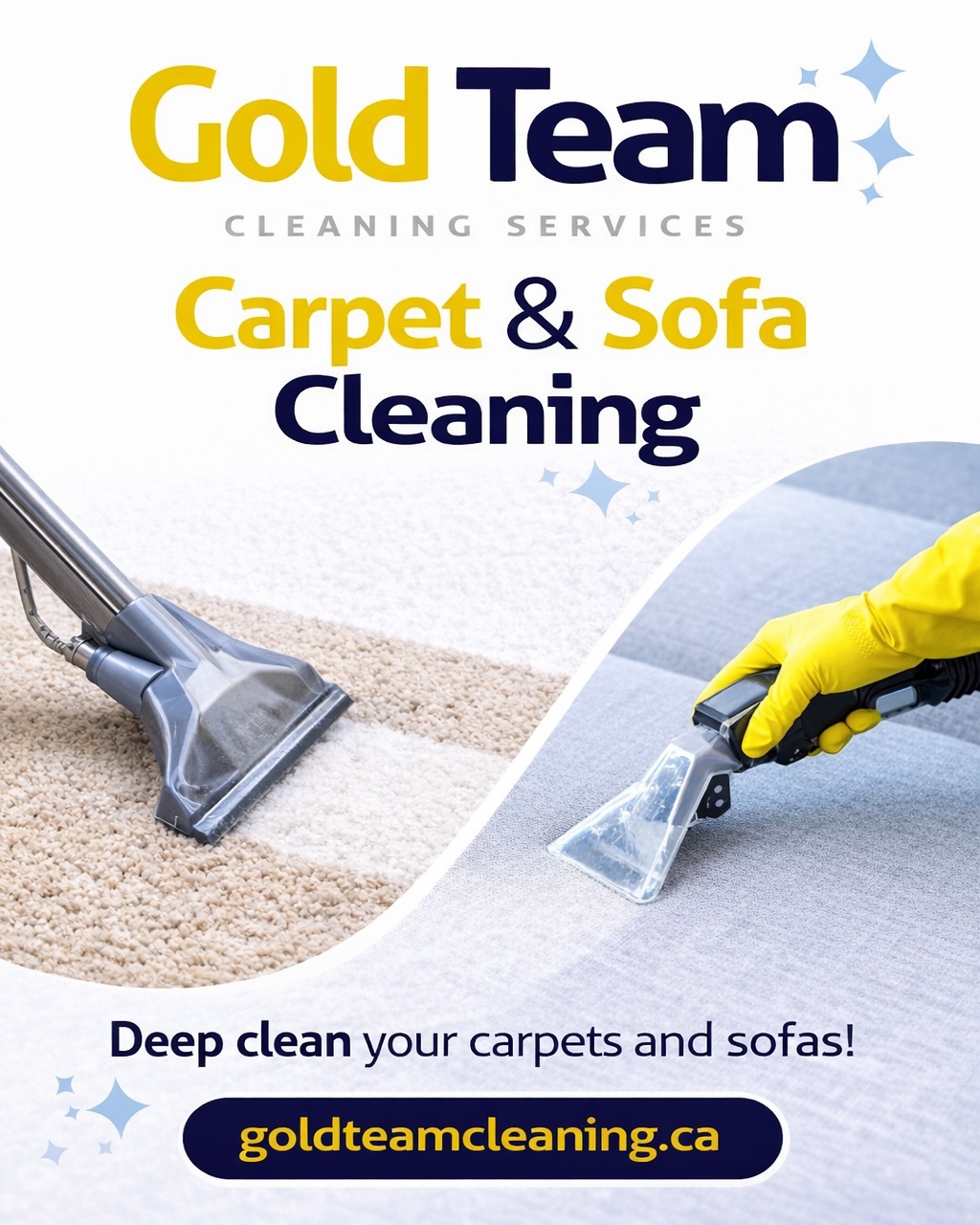 Are your carpets and sofas looking tired, stained, or holding onto hidden dirt? 🧼
It’s time for a deep, professional clean that brings them back to life!
At Gold Team Cleaning, we use powerful equipment and safe techniques to remove dirt, allergens, and stains, leaving your home fresh, clean, and healthier
🛋️ Sofa Cleaning
🧽 Carpet Deep Cleaning
✨ Stain & Odor Removal
Let us transform your space and make it feel like new again!
📍 Book your service today:
👉 goldteamcleaning.ca
#CarpetCleaning #SofaCleaning #DeepCleaning #HomeCleaning #CleaningServices #VancouverCleaning #ProfessionalCleaning #GoldTeamCleaning