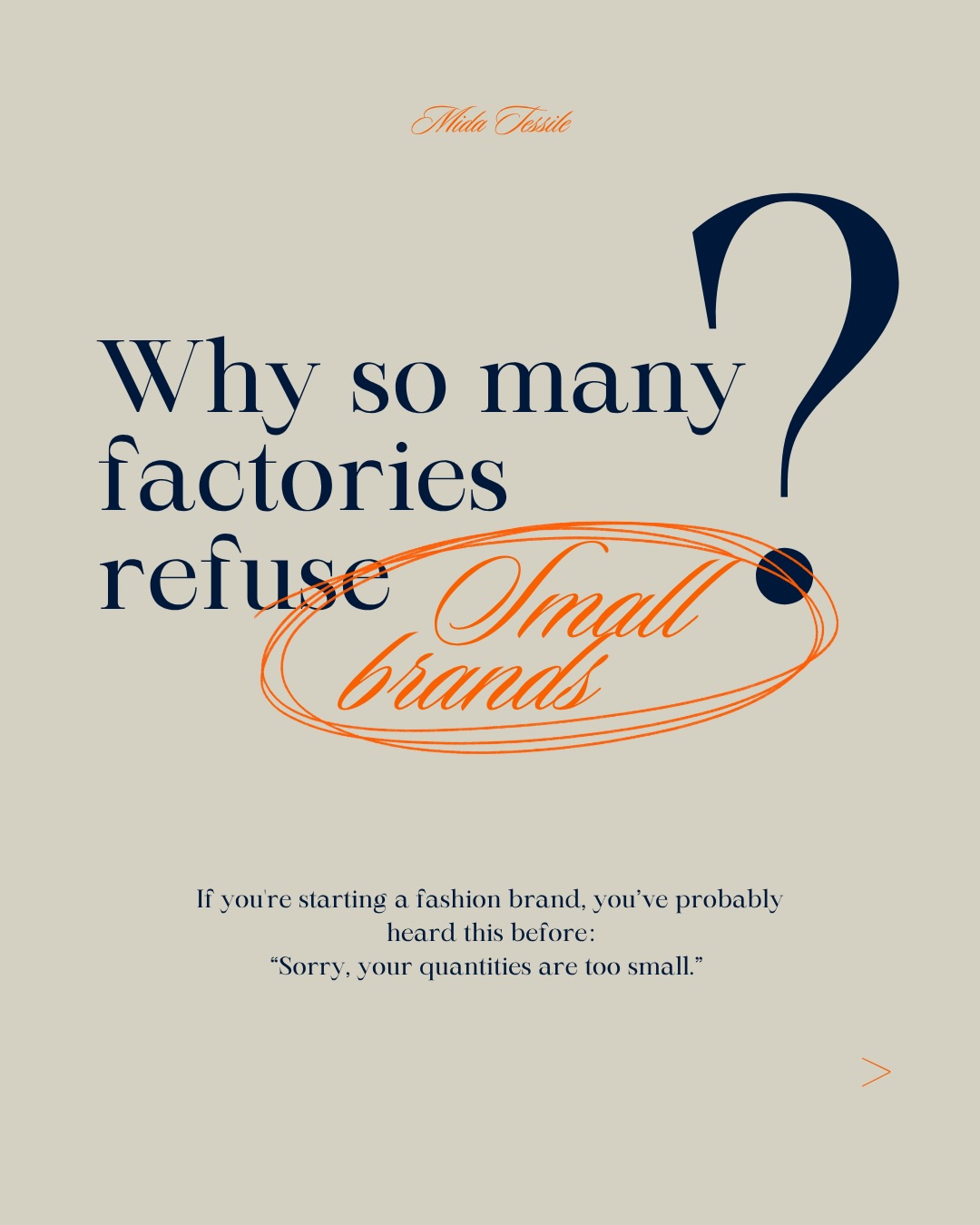 “Sorry, your quantities are too small.”
Most fashion startups think it means their brand isn’t taken seriously.
It doesn’t.
Most factories are simply built for large production runs, not small brands.
In this carousel we explain why this happens and where emerging fashion brands actually find their space in manufacturing.
Save this if you’re building a fashion brand.
And if you’re looking for a low MOQ knitwear manufacturer in Italy,
send us a DM or WhatsApp and tell us about your project.
#knitwearmanufacturer
#madeinitalyfashion
#italianmanufacturing
#customknitwear
#privatelabelfashion