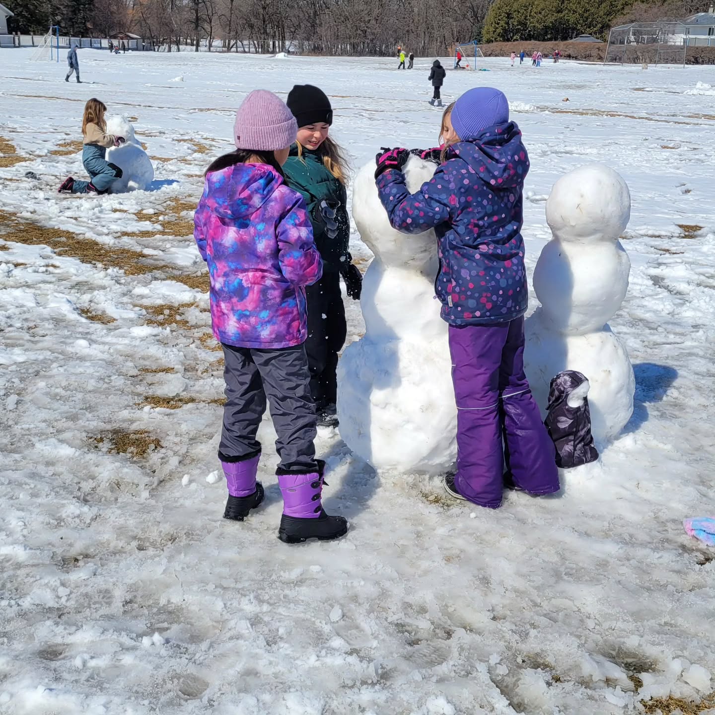 A great day for snowpeople!