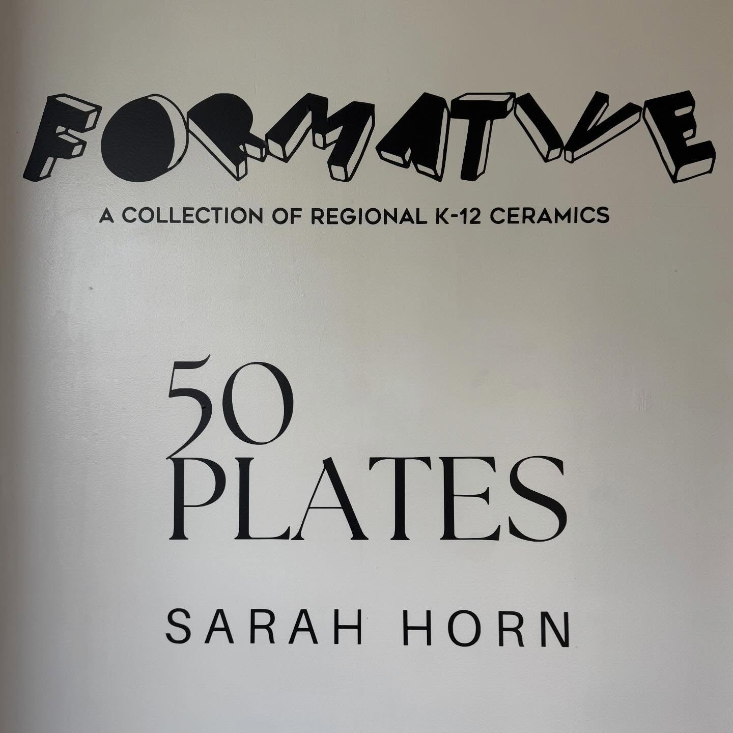 We are only a few hours away from our next show opening Formative K– 12!!! be sure to join us from 5 PM to 8 PM and see these student works in person!! We hope to see you here!! ❤️ #pottery #potteryshow #studentart #todoincincinnati #themasongallery