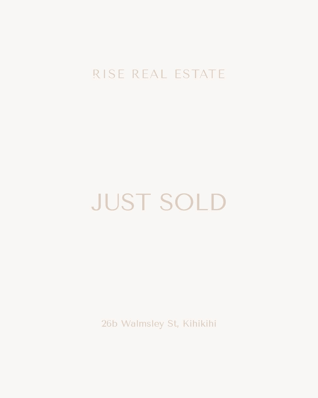 Just Sold - 26b Walmsley St, Kihikihi
Congratulations to our newest Homeowners, and a big thanks to our Vendors for entrusting us with the sale of their home.
A successful sale after only being on the market for just over a month! #riserealestatenz