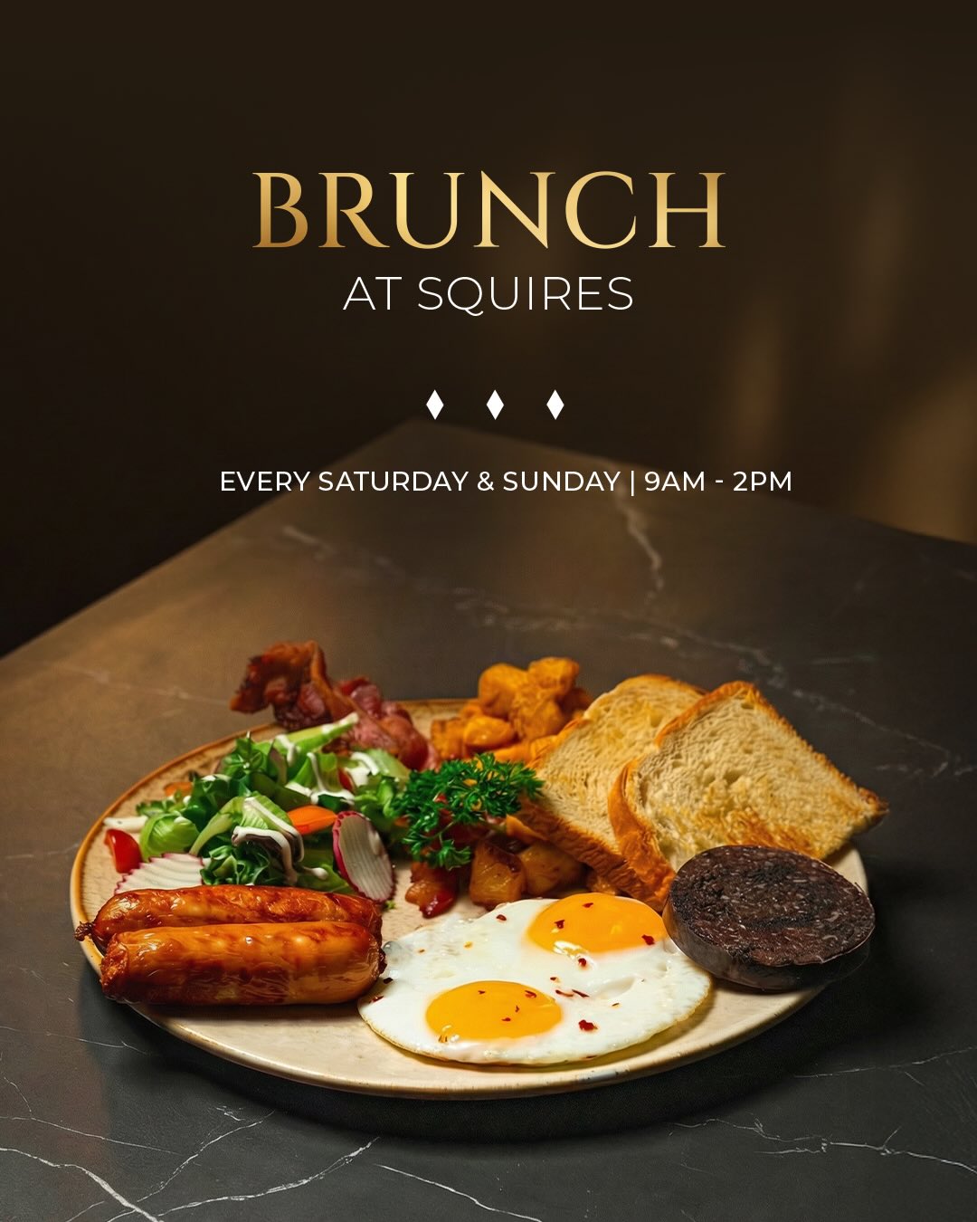 Make time for brunch.
Squires, Saturday and Sunday, 9AM to 2PM
For Reservations & Info:
📞 905-333-6627
🔗 https://www.squires.pub/reservations
📍 3537 Fairview St, Burlington, ON