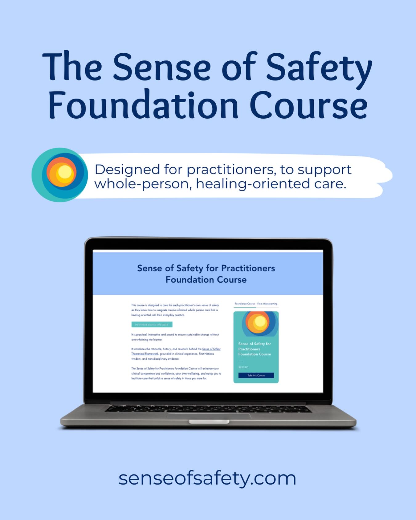 The Sense of Safety Foundation Course was designed for each practitioner’s own sense of safety, as they learn how to integrate trauma-informed care that is healing-oriented into their everyday practice.
It was created by Dr Johanna Lynch with support from Better Health Co, and all proceeds from this course support further research and translation of Sense of Safety.
The course introduces the rationale, history, and research behind the Sense of Safety Theoretical Framework, grounded in clinical experience, First Nations wisdom, and transdisciplinary evidence.
Available on the Sense of Safety website.