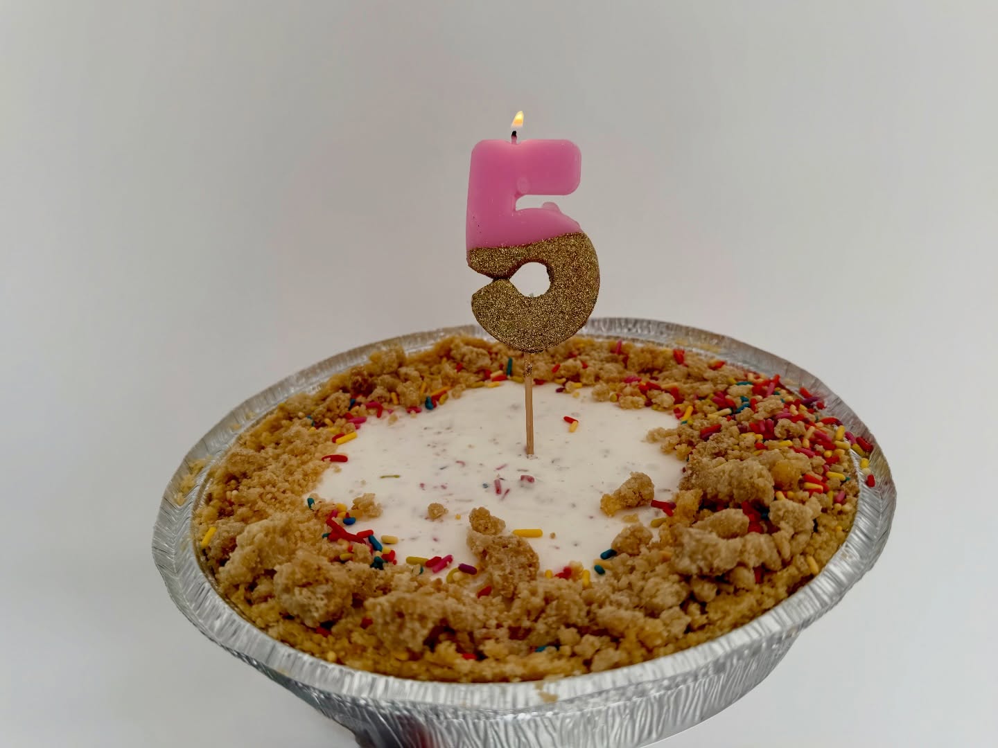 Today marks FIVE years since we first opened our doors! Come celebrate with a scoop of Birthday Cake ice cream and COMPLIMENTARY SPRINKLES! We also have Birthday Cake pies!
We’re so grateful for this community—here’s to many more sweet years ahead! 🍦🌹
To our incredible staff, your hard work and dedication make every day special. A heartfelt thank you to our kitchen team for the creativity and care behind every unique flavor we serve.
And to our loyal customers, THANK YOU for your continued support and for letting us be part of your special moments❤️