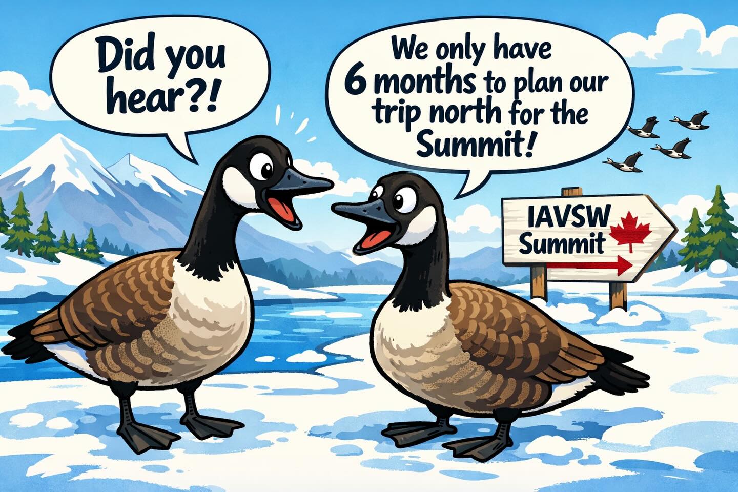 Have you started planning your trip to Toronto for the 9th IVSW Summit? If not, don’t fret- you still have time to get your passport, ticket, and hotel!
More information can be found here: https://www.iavsw.org/summit
We can’t wait to see everyone in person, Oct 14th-16th, in Toronto Canada 🐾