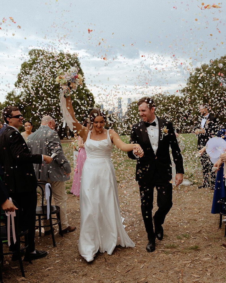 When Emma and Tom first reached out to me, I knew they were my kind of couple. Why?
Because from the get-go they said to me "the ceremony is super important to us as we want to start the celebrations off on the right foot - the vibe we’re after is fun, relaxed and romantic. We’d love for our celebrant to feel like a friend who is retelling our love story, with a few laughs along the way."
I seriously love it when couples are excited about the ceremony as much as the reception! Sharing their story, having a few giggles, and soaking up the love with their friends and family at Studley Grounds was everything we planned it to be and more... and it was the perfect party-starter to their epic celebrations.
"Arguably, your celebrant is the most important person on your wedding day (you aren’t getting married without them!!), and we feel so lucky to have chosen Jorgia. She told our story perfectly, and the ceremony was one of our favourite parts of the day."
All-star team
Photo & Video: @caityandduncan
Celebrant: @celebrant_jorgiabrown
Venue: @studleygrounds
Florist: @flowersbymelissa.jane
Hair Stylist: @privehairaustralia
Make Up Artist: @privehairaustralia
Live Music: @likethis_entertainment
Dress Boutique: @truesociety_melbourne
Suit Designer: @ysgtailors
Photographer: @caityandduncan
Cake Maker: @madaboutcakesaustralia
Dance Classes: @dance4lifestudios
Portraits Location: @villa_alba_museum