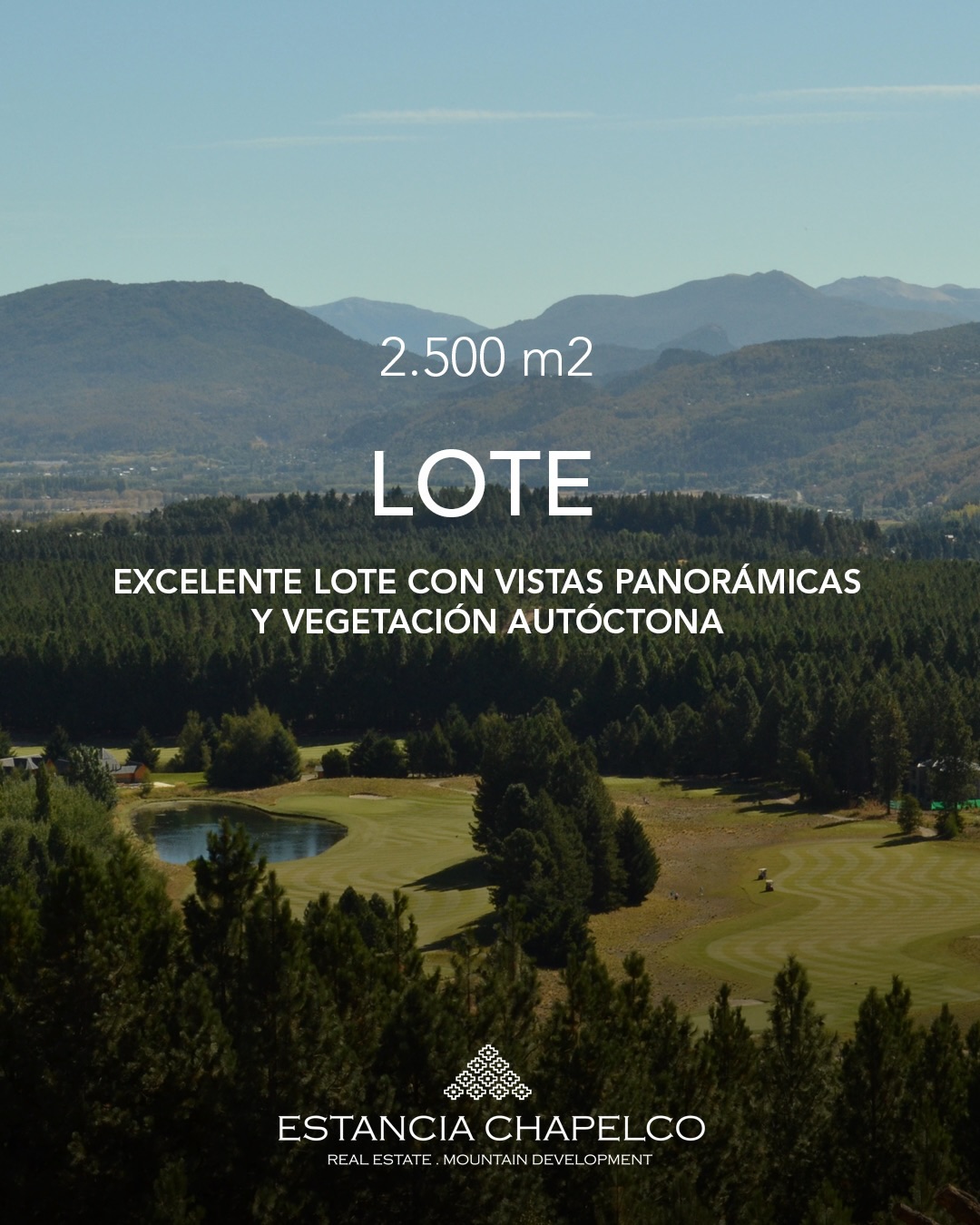 ▫️OPORTUNIDAD DE INVERSIÓN
Lote F66, ubicado sobre la ladera, con vistas panorámicas a todo el Valle de la Vega (San Martín de los Andes), el campo de golf y el cordón montañoso Chapelco. Lo caracteriza su vegetación autóctona predominante.
▫️Superficie: 2500 m2
🏔️Vivir en Chapelco Golf & Resort es sinónimo de seguridad, servicios de primer nivel y conexión permanente con la naturaleza.
📩 Consultanos para más información:
info@estanciachapelco.com.ar
Estancia Chapelco, empresa desarrolladora y comercializadora de Chapelco Golf & Resort.
#estanciachapelco #chapelcogolfresort #patagoniabienesraices #sanmartindelosandes #loteenventa