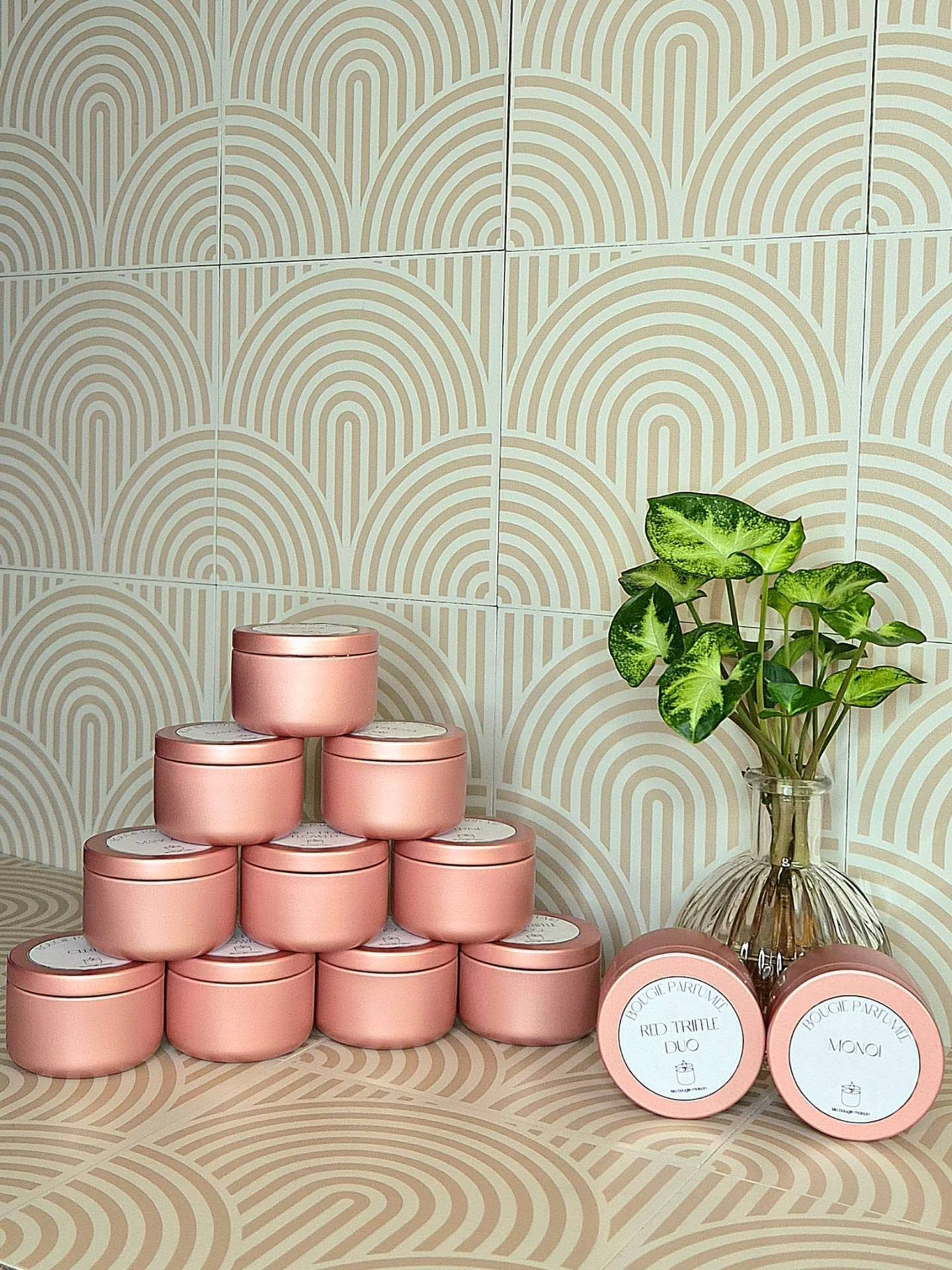 Une petite bougie parfaite pour découvrir un maximum d'odeur ! Découvrez "la rosée"