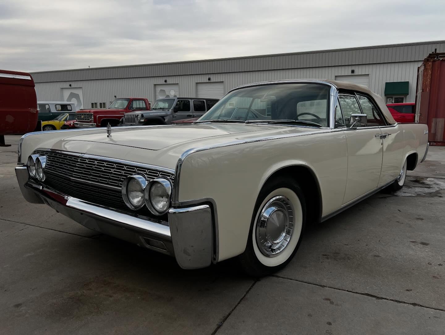 Growing up, the Lincoln was an icon. It seemed so untouchable. Drooling over the suicide doors and dreaming of a road trip down the original Route 66. It had historical memories. Some good, some very bad. However, it stood the test of time. It’s still iconic. It’s still gorgeous in every sense. Smooth, luxurious and quiet as can be! Only difference now…..HOLY CRAP are they expensive! Talk about inflation! Especially the convertibles! We are extremely lucky to get our hands on an original 56,000 mile 1962 Lincoln Continental. It actually stilled smelled like the 60’s…. But with a little Bomber Love, mothball-b-gone!
We are grateful for everyone who follows along our ventures and supports us! It means so much that we get to do this everyday.
Thank you!
The Bomb Squad
#bombersgarage #1960s #lincolncontinental #lincoln #lincolnnebraska suicideslabs convertible Dan Cummings Ashley Cummings Jeff Witt Richard Bretta Russ Robbins Tom Rohn Speedway Motors Summit Racing Equipment Ford Motor Company Axalta Automotive Refinish Global Finishing Solutions - GFS Lincoln Caleb Haffner
