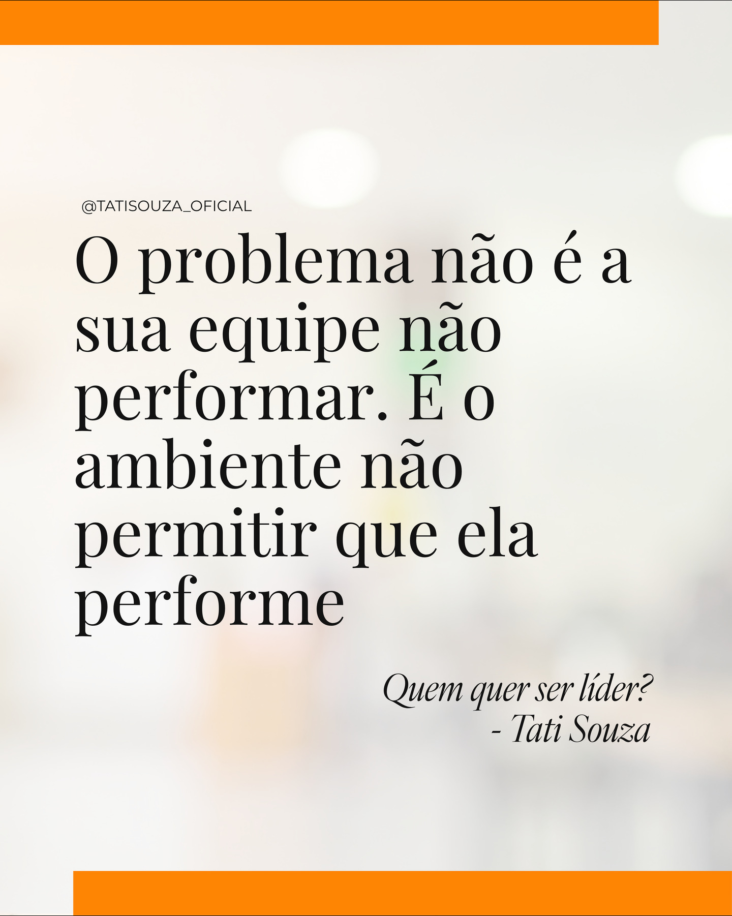 O problema não é a sua equipe.
E talvez seja difícil admitir isso.
Enquanto você continuar olhando só para as pessoas, vai ignorar o que realmente sustenta ou destrói a performance: o ambiente.
Ambiente é cultura.
É comunicação.
É clareza.
É o que você permite, reforça ou silencia todos os dias.
Muitos líderes ainda acreditam que o problema está na equipe despreparada.
Mas, na prática, o que eu vejo são ambientes que não sustentam o comportamento que exigem
.
Consciência sem ação é estagnação.
Se a sua equipe não performa, a pergunta não é sobre eles.
É sobre você.
O que, no seu ambiente hoje, está impedindo sua equipe de performar? 💡
Bora fazer valer a pena. 🔥
#desenvolvimentopessoal #autoconhecimento #borafazervalerapena #carreira #palestrante