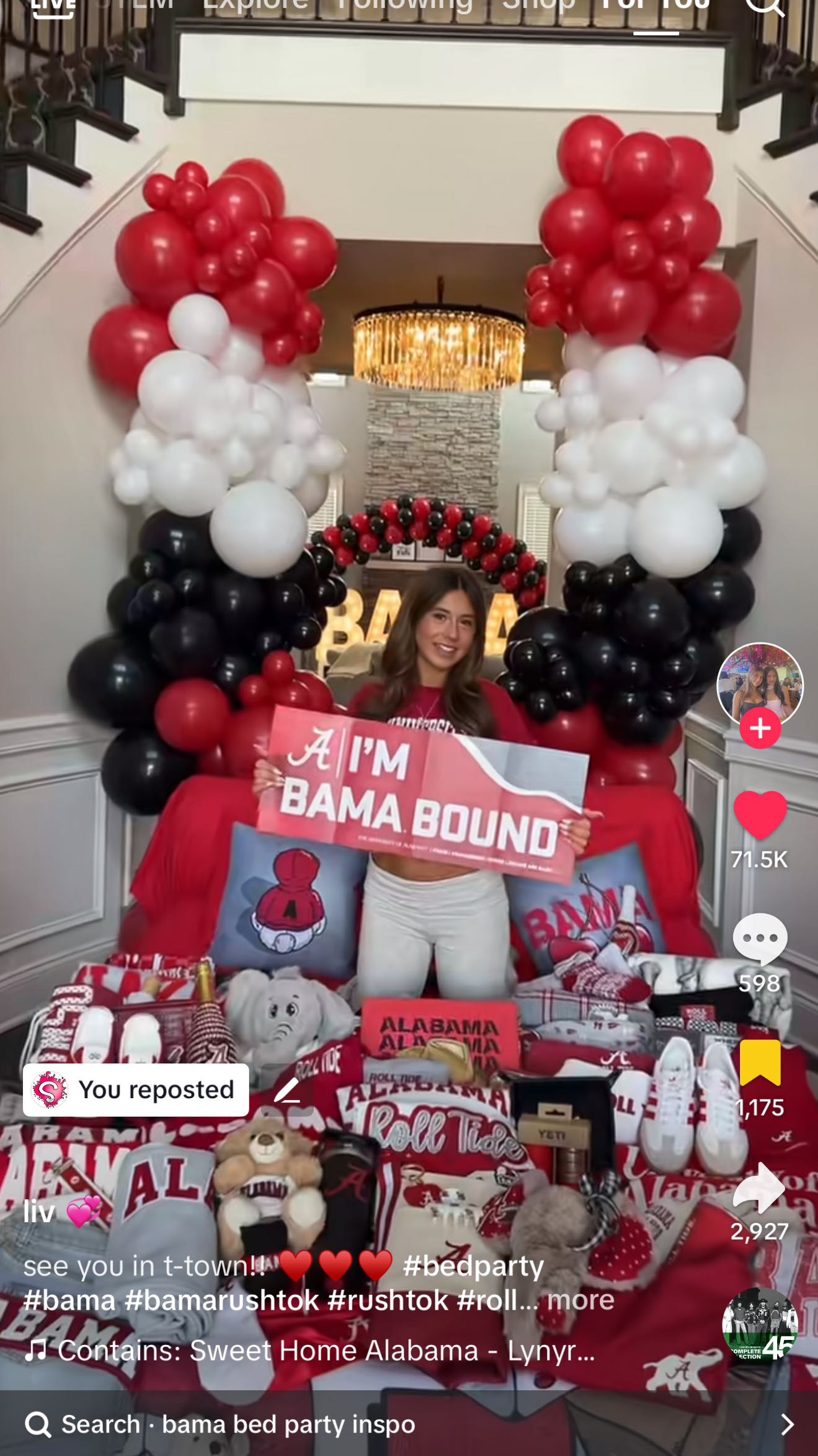 Roll Tide!!! 🙌🏻❤️🙌🏻❤️