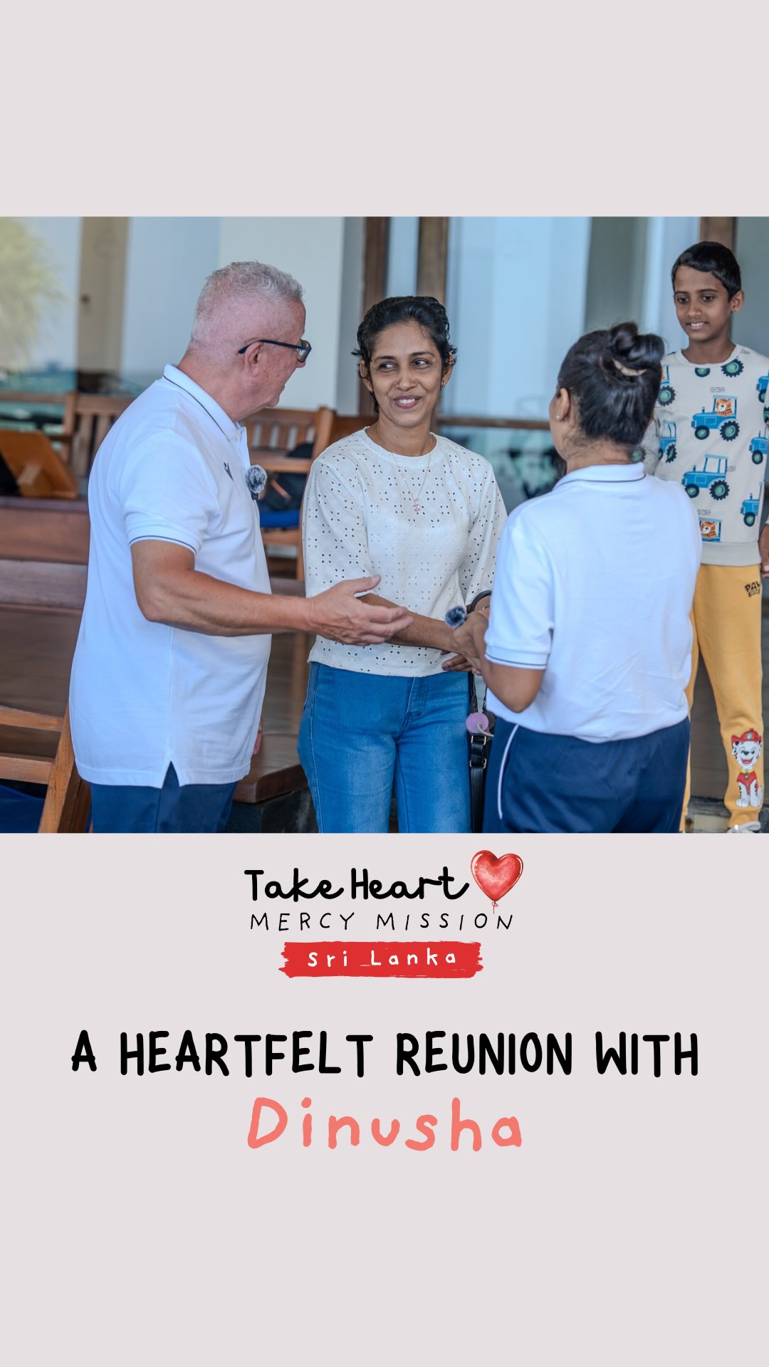 A Story Through A Mother’s Eyes❤️
The Chairman of the Take Heart Trust, Paul Scally, spoke with Dinusha, Menushi’s mum, to hear about her journey and what her daughter’s life-saving heart surgery has meant for their family.
From fear and uncertainty to hope and happiness, her story is a powerful reminder of the difference these missions make—not just for the children, but for their loved ones too.
A huge thank you to Randi Gamage for her wonderful support and for helping translate Dinusha’s story so beautifully.
If her story touched you, please consider supporting our work.
👉 Donate now via the link in our bio to help us save more little hearts.
#takeheartmercymission #savinglittlehearts #srilanka