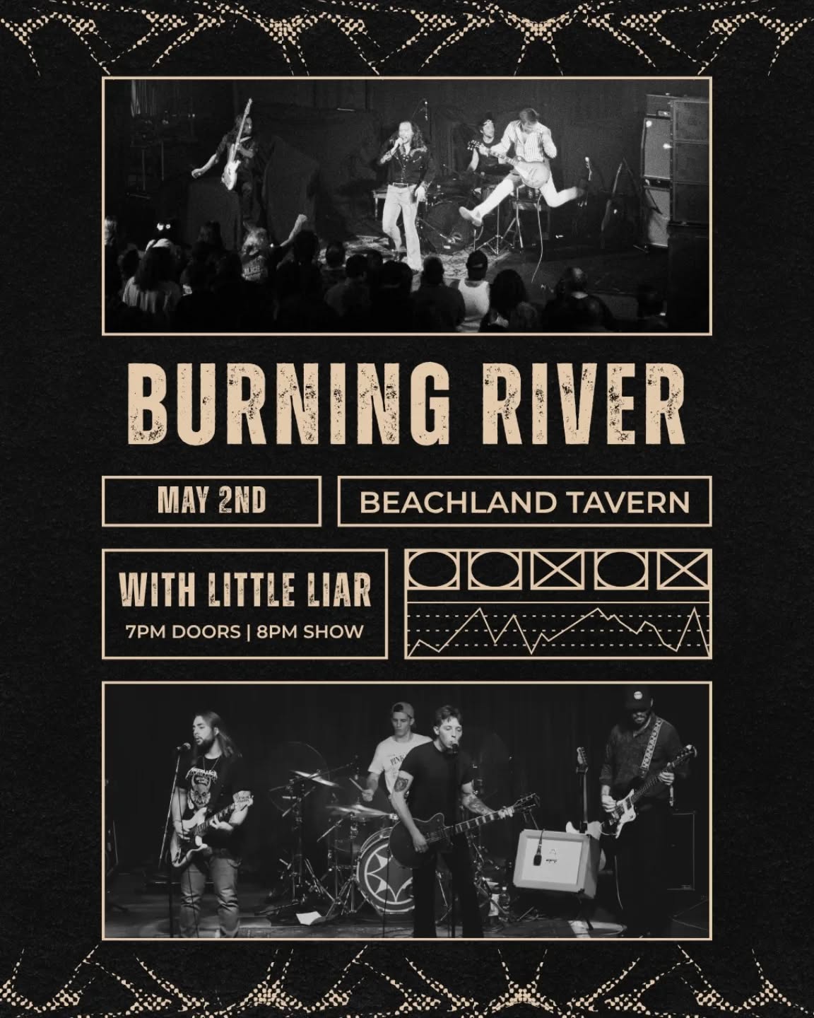 Excited to announce we'll be sharing the stage with Little Liar at Beachland Tavern May 2nd!