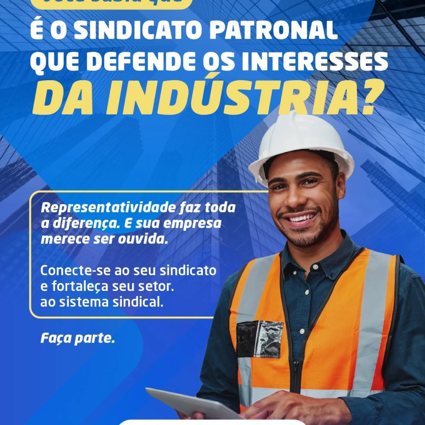 Enquanto sua indústria produz, decisões regulatórias, técnicas e econômicas estão sendo tomadas — e impactam diretamente o seu custo, seu risco e sua competitividade.
É por isso que os Sindicatos Patronais existem.
Eles representam as indústrias nas mesas onde as regras são definidas, defendendo o equilíbrio regulatório, a competitividade e o desenvolvimento do setor produtivo.
Mas o impacto vai além.
Ao se conectar ao seu sindicato, sua empresa passa a fazer parte de um ecossistema completo de desenvolvimento industrial:
✔ Acesso à capacitação técnica e inovação (SENAI)
✔ Promoção de saúde e qualidade de vida para trabalhadores (SESI)
✔ Desenvolvimento de lideranças e talentos (IEL)
✔ Apoio estratégico e empresarial (SEBRAE)
✔ Representatividade e articulação institucional (FIEG)
Empresas que participam não apenas acompanham o mercado — elas se fortalecem para competir melhor.
Agora a pergunta é clara:
sua empresa está aproveitando esse sistema… ou ficando de fora?
🤝 Conecte-se ao seu Sindicato Patronal e fortaleça sua indústria.
📲 Saiba mais: www.sindquimicagoias.com.br
📞 (62) 98230-1812
#SistemaFIEG #SindicatosPatronais #IndustriaForte #Competitividade #RegulatorioANVISA