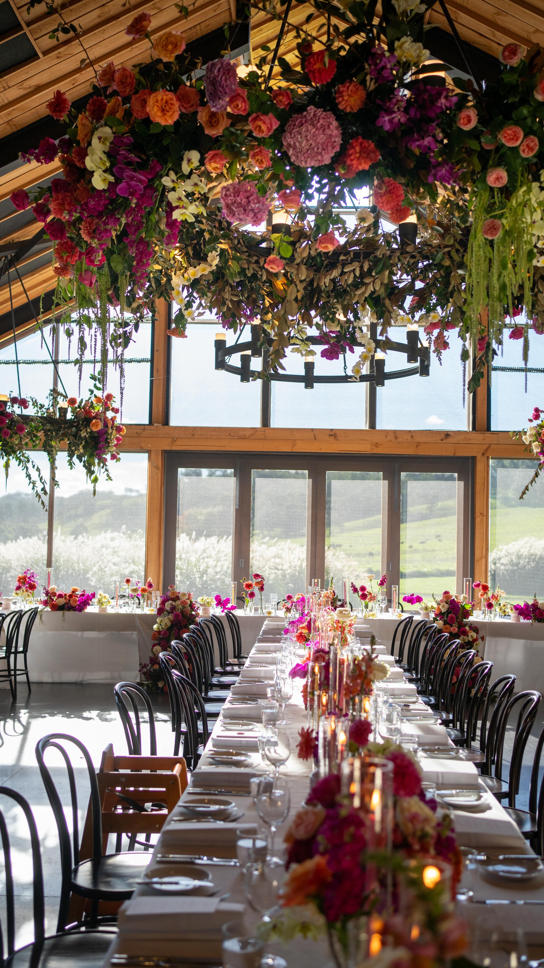 What a dream… I loved creating this fairytale for Cathy and Aaron.
Months of planning and so many thoughtful details went into making this design feel completely them. Masses of orchids from Asia, peonies imported from Europe, and hundreds of candles to give the room that soft Disney sparkle.
Cathy’s favourite flower is the frangipani, so we wove garlands of them through the hanging installations and sourced fresh blooms for her bouquet.
It truly takes a dream team to bring something like this to life, and this wedding had the best of the best. And for the first time ever, I even got a call from Cathy’s dad to say thank you… which was honestly so special 🥹
I was blessed with an incredible team of florists who worked their butts off to create this, I can’t thank them enough. Sheridan helped plan this to the second @dogwoodflora and my florists on board where absolute flower queens @owlandpussevents @milliefrankie_ @siennaaeve @mossandclay.co @fauxfloraldesigncollective @thegirlinthegardenfloristry
Planner @planned_by_page
Venue @bendooleyestate
Photo @jack_gilchrist_photography
Video @realnicefilms
Florist @leahmitchellfloral
Celebrant @taylamadeceremonies
Entertainment @tayzerland
Cake @cookedbyjulia
Beauty @bridalglowco
Live artist @adorebylissy
Stationery @graciecreative_
Photobooth @stareventshire