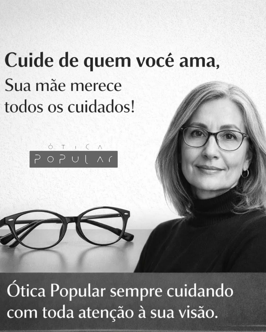 Ótica Popular sempre cuidando com toda atenção a sua visão!! 😍👓