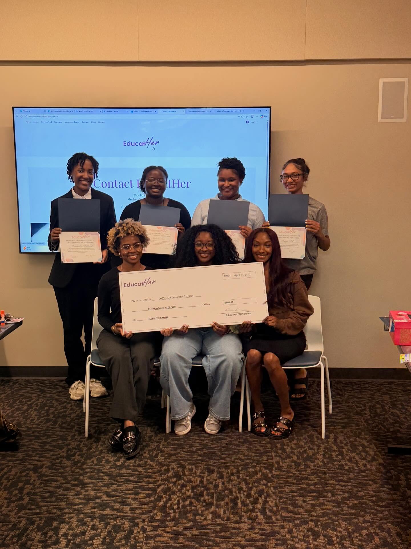 We're thrilled to announce that we awarded $4,700 in scholarships this year, all thanks to our wonderful sponsors and donors. Your support empowers us to give back to these young ladies, and we're honored to be part of their journey!
@colbert25 @rydertruckrentalpr @ddmboro @jtopnashville @qllques @redstonefcu @oatmealsnaturals @kraftybeginnings @bcobb_photography
#educather #mentorship #womensupportingwomen #giveback #thankful