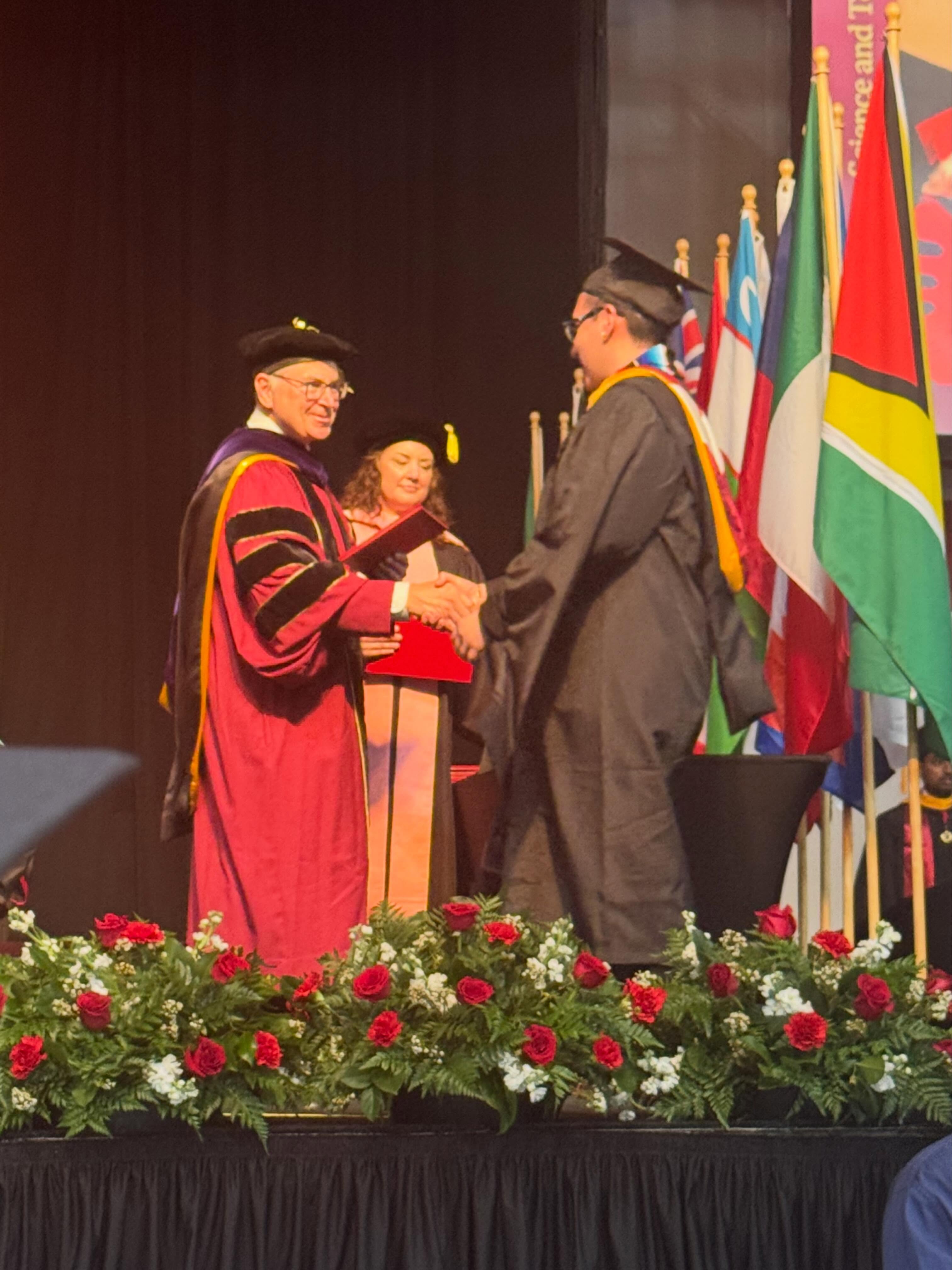 KRG also wants to give a big shout out to the Organic Chemistry Lab TAs, Norman and Elisa, who also graduated today! Norman graduated with his Master’s degree and Elisa with her Bachelor’s! Thank you for all of your hard work, dedication, and the energy you brought into the lab sections every week. Can’t wait to see what the future holds for you!