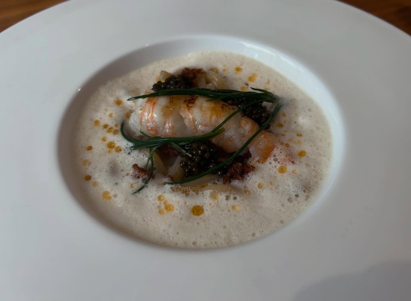 Dante’s pici, with Scottish langoustine