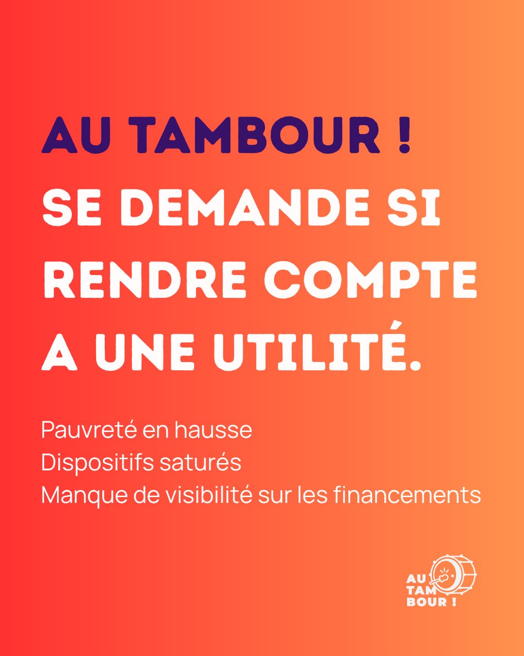 🚨Ça ne tient plus.
Le Conseil national des politiques de lutte contre la pauvreté et l’exclusion sociale (CNLE) est une instance représentative composée d’institutions et d’associations impliquées dans la mise en œuvre des politiques de lutte contre la pauvreté et l’exclusion.
Son baromètre de suivi qualitatif de la pauvreté et de l’exclusion sociale (7ème vague / février 2026) rejoint les travaux essentiels de la @fondationpourlelogement de la @federation_solidarite @pfpauvres…sur le bureau du premier ministre et du ministre des solidarités.
Nous sommes en colère face à l’absence de solutions (logement, soins, droits) et au décalage constant entre besoins et moyens.
Les demandes hors-sol de certains financeurs nous fatiguent.
🚨Ça ne tient plus !
Nous participerons à la marche des assos le jeudi 21 mai aux côtés de la @fas.aura ✊🏻✊🏽✊🏼✊🏾✊🏿
Courage à tous.tes 🫶🏼