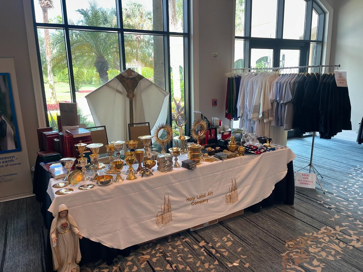 We always enjoy our time at the @orlandodiocese Priest Convocation!
Call Us: 1-800-334-3621
Email: Sales@holylandartcompany.com
Retail Site: www.HolyLandArtCompany.com
Contracting Site: www.LiturgicalRenovations.com
————
#orlandodiocese #orlando #omniorlando #priest #church #churchsupplier #catholic #catholicchurch #catholicism #catholiclife #holylandartcompany #liturgical renovation #catolicos #instacatholic #prayer #church #faith #religion #catolico #catolicos #catholiclife #christian #romancatholic #christianity