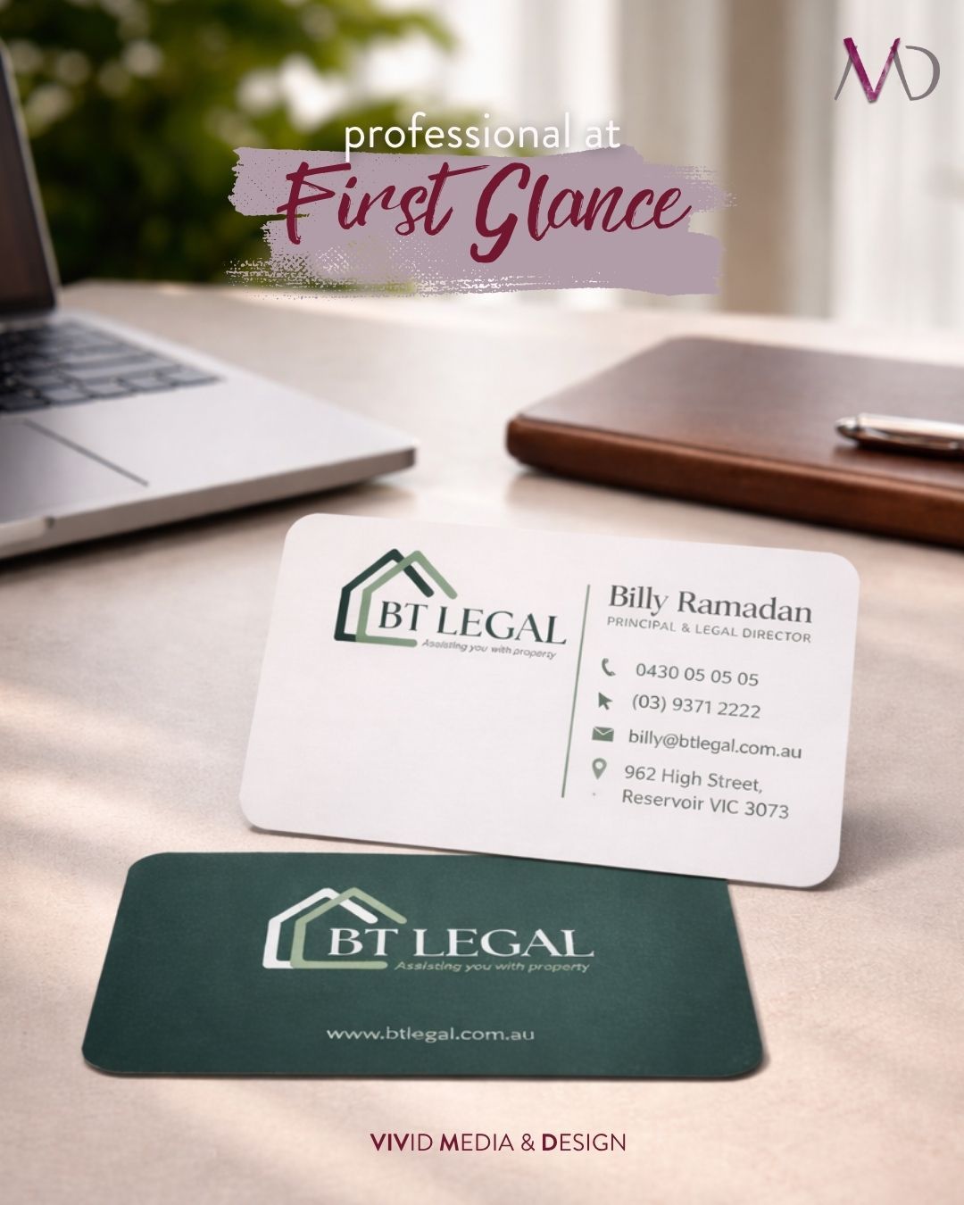 Professional at first glance. The kind of branding that builds trust before a word is even spoken. ✨
At @vividmediadesign we create visuals that don’t just look good, they work for your business. 🪪
Ready to elevate your brand? Check us out at www.vividmediadesign.au�
#VividMediaDesign #NewsletterDesign #EmailMarketing #CreativeStudio #SocialMediaManagement #DesignThatConnects #DigitalDesign #VisualStorytelling #CreativeInspo #ContentDesign #ModernDesign #WebsiteGoals