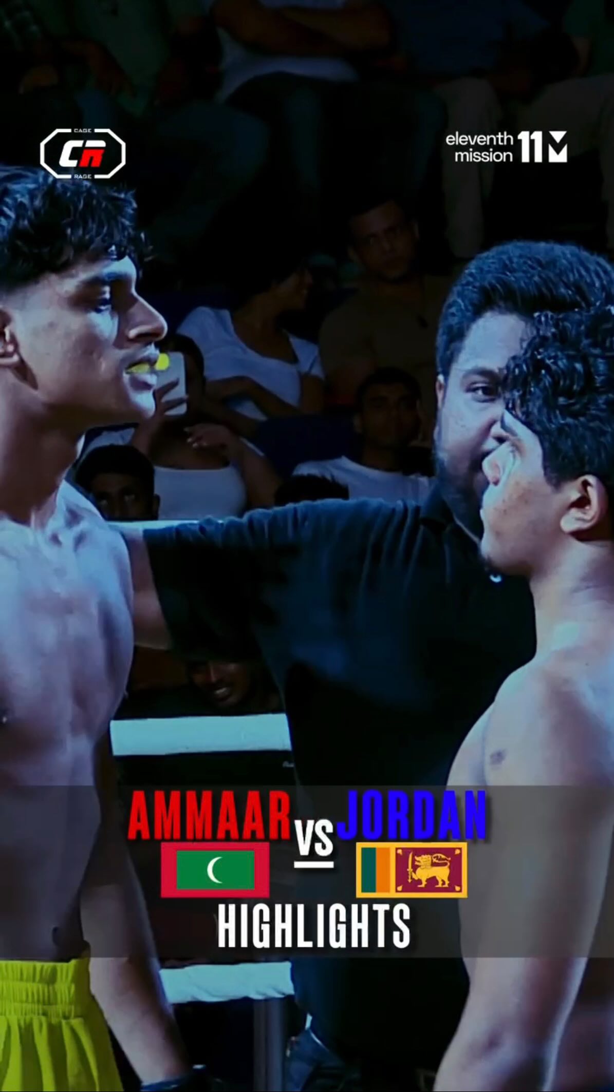 Fight Highlights: 🇱🇰Jordan “the Bad Guy” vs Ammaar 🇲🇻 Watch the Full Fight on YouTube.
The next generation is stepping in- Building the future of the sport.
#cagerage #mma #colombo #srilanka