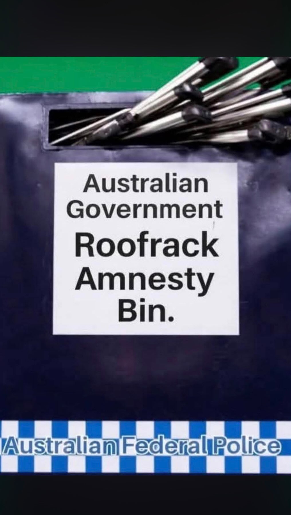 Do your part Australia 🇦🇺
Each bin will cost $325,000 just like the Machete bins in Victoria.
⛽
We farmers need the diesel more than you do, so please remove those roof racks Albo said so