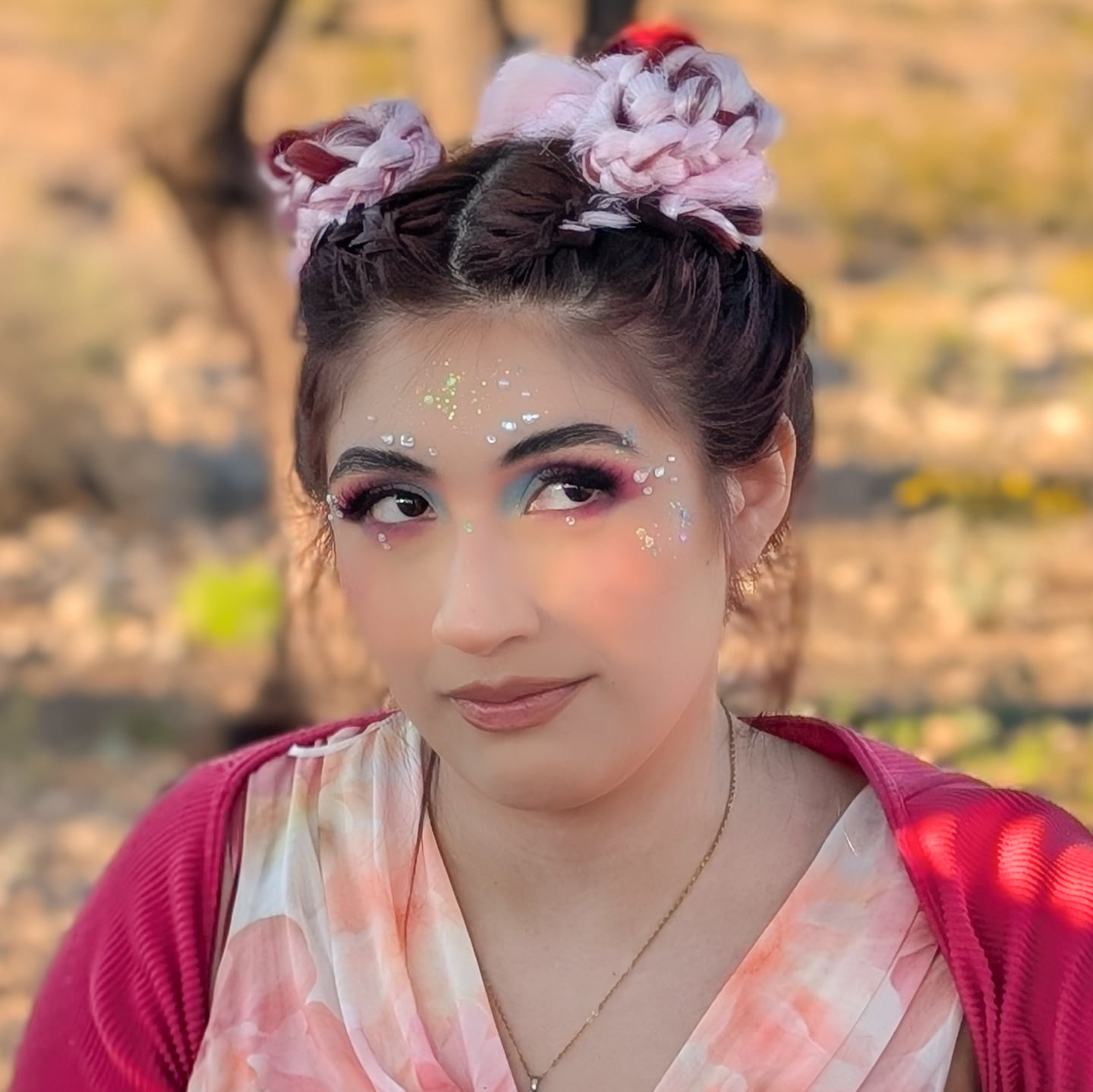 Transformations like this make us smile every time. From everyday looks to full Desert Dazzle or Neon Knots our team is pouring love into every client getting ready for EDC. Who’s ready to feel this confident at the festival?
Limited slots are still available for May 15-17! Call or text (702) 358-1161 or glamandglouniversal@gmail.com to book.
#edclasvegas #ravebraids #ravemakeup #pulr #insomniac